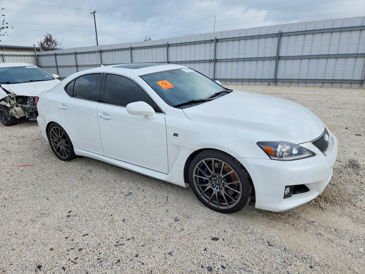 2014 Lexus Is F White vin: JTHBP5C27E5011360