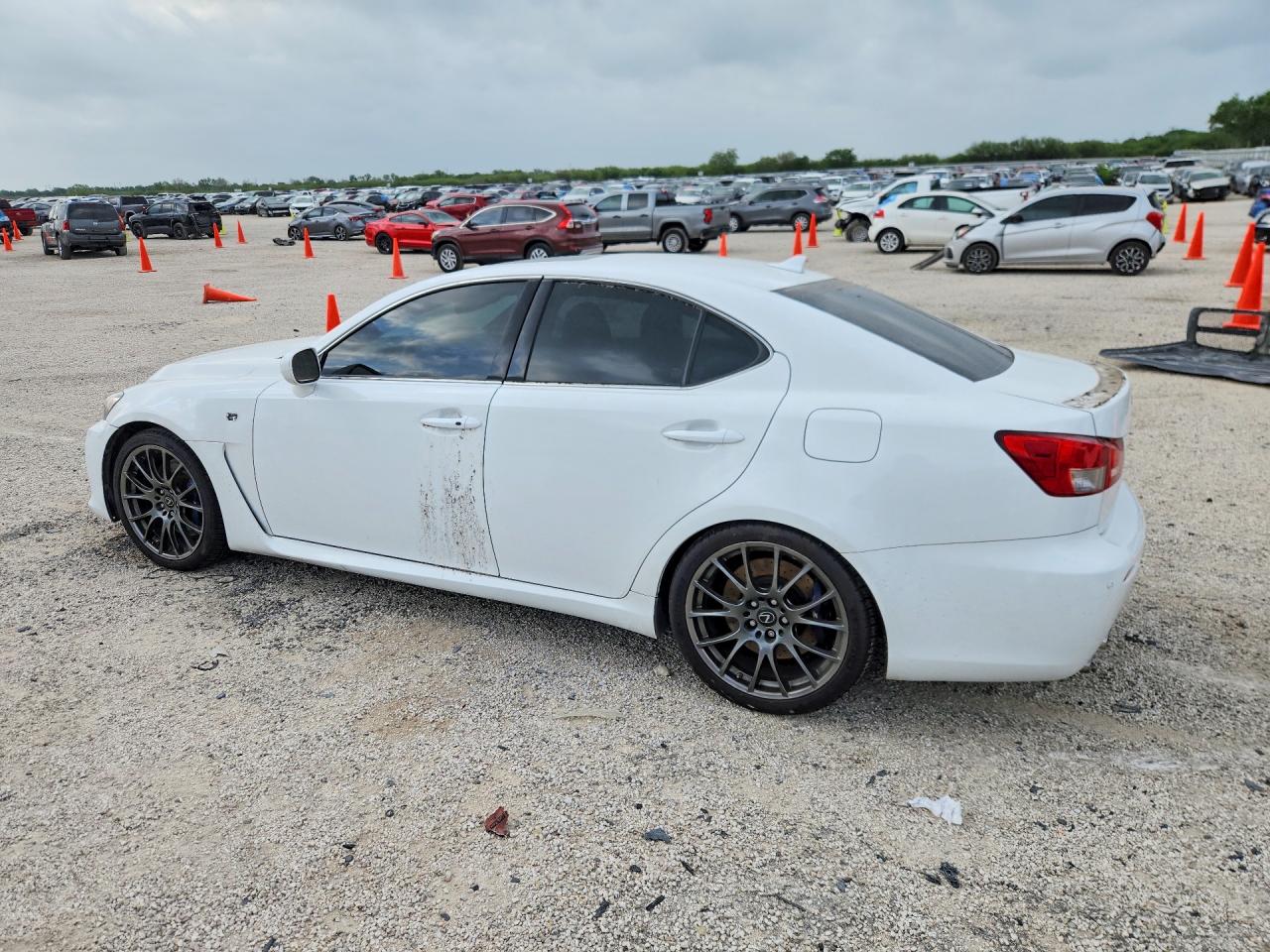 2014 Lexus Is F White vin: JTHBP5C27E5011360