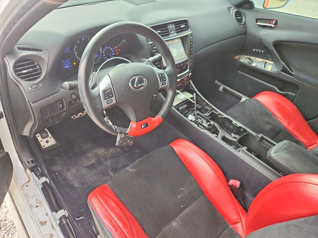 2014 Lexus Is F White vin: JTHBP5C27E5011360