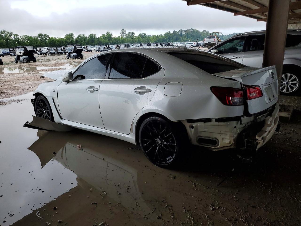 2011 Lexus Is F White vin: JTHBP5C29B5008309