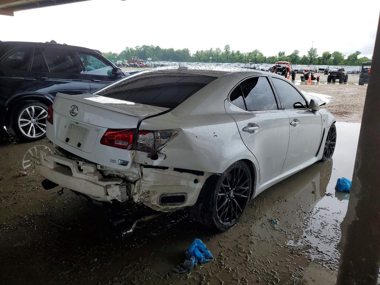 2011 Lexus Is F White vin: JTHBP5C29B5008309