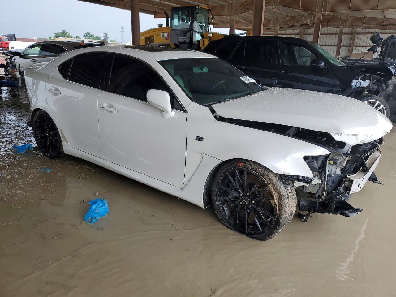 2011 Lexus Is F White vin: JTHBP5C29B5008309