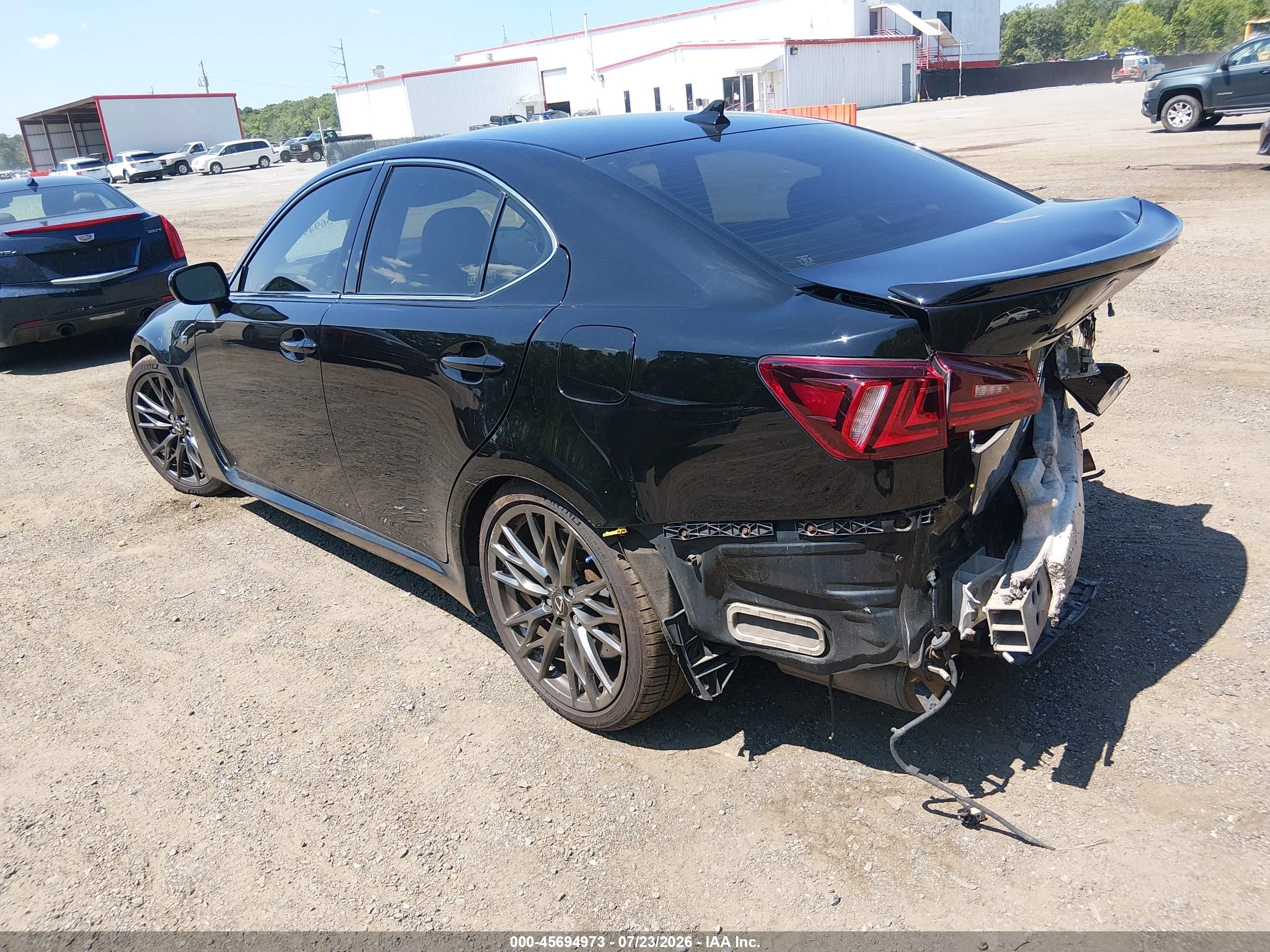 2012 Lexus Is F   Black vin: JTHBP5C29C5009803