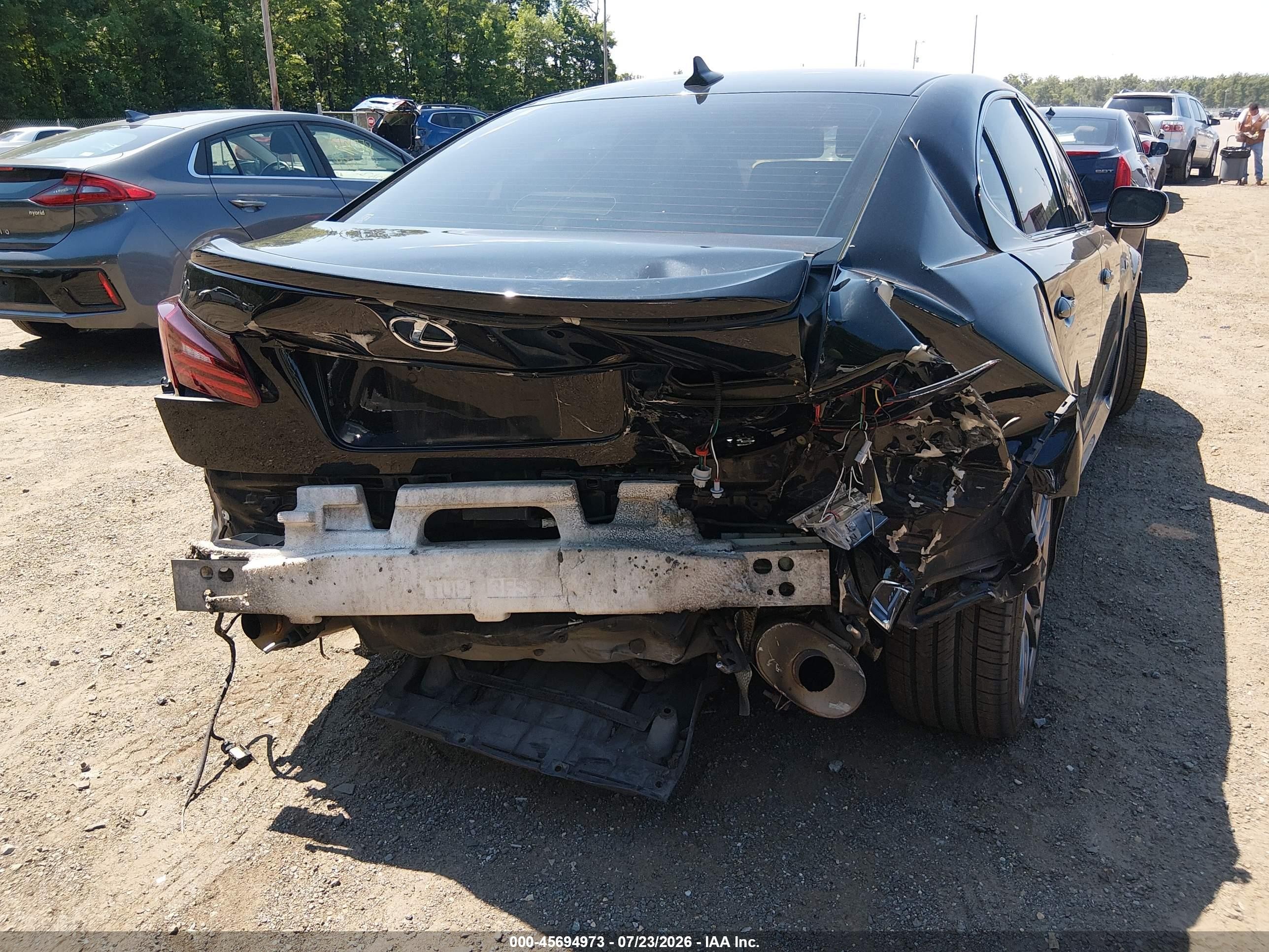 2012 Lexus Is F   Black vin: JTHBP5C29C5009803