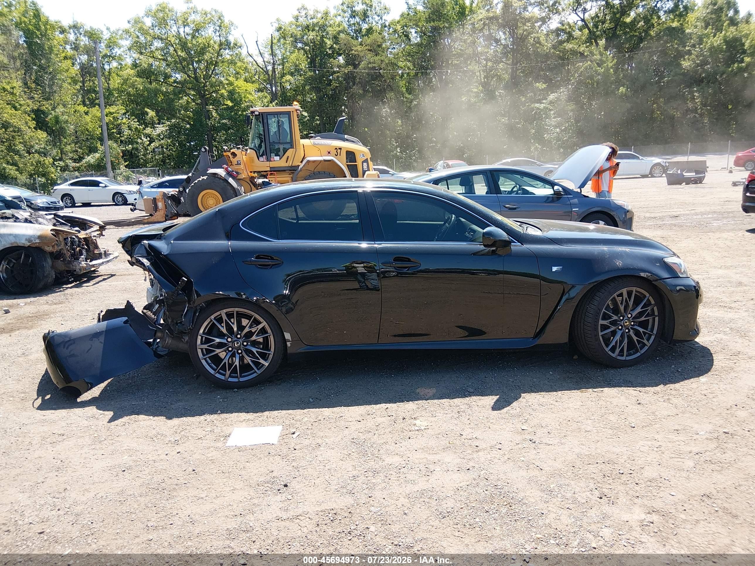 2012 Lexus Is F   Black vin: JTHBP5C29C5009803