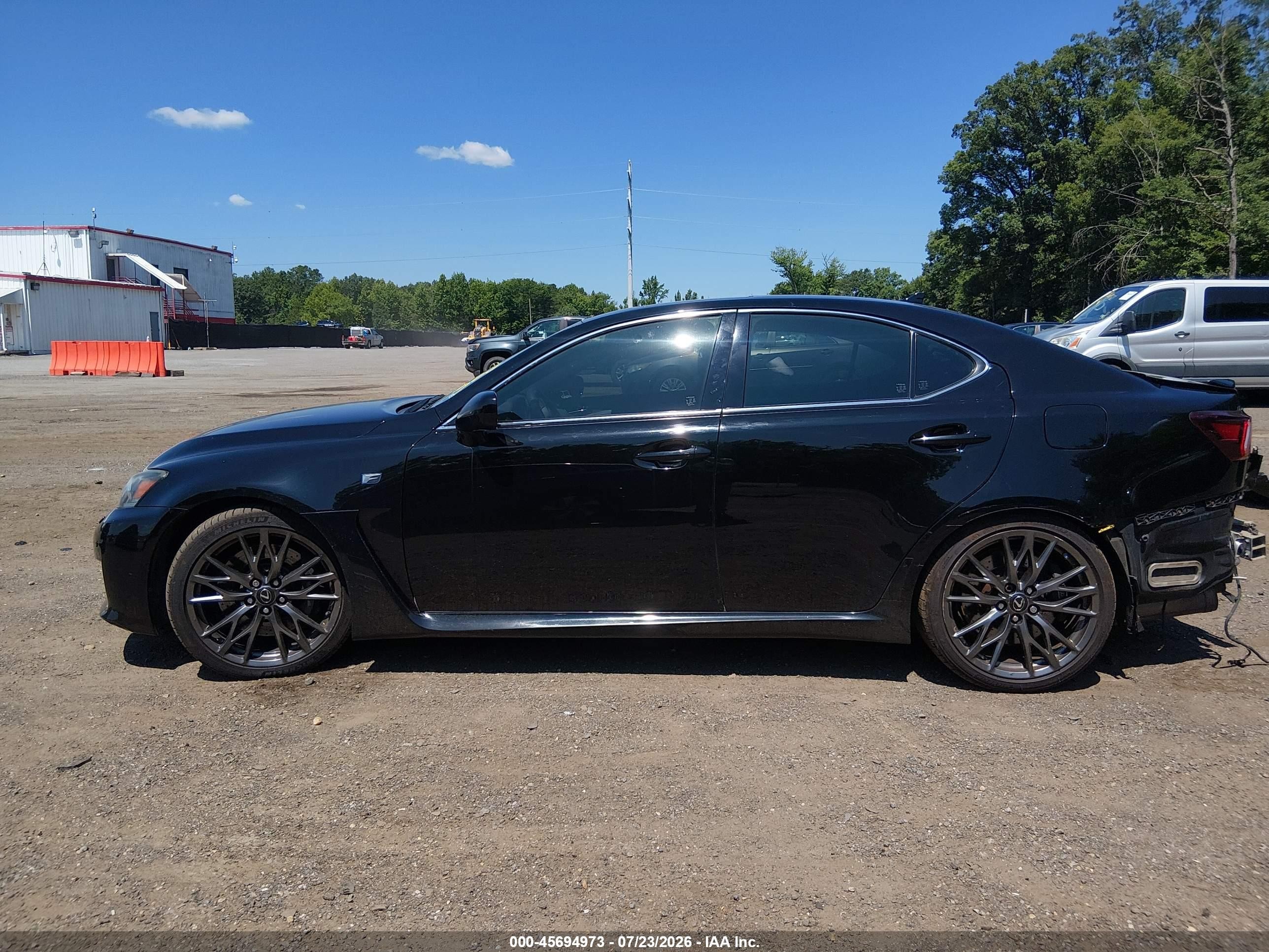 2012 Lexus Is F   Black vin: JTHBP5C29C5009803