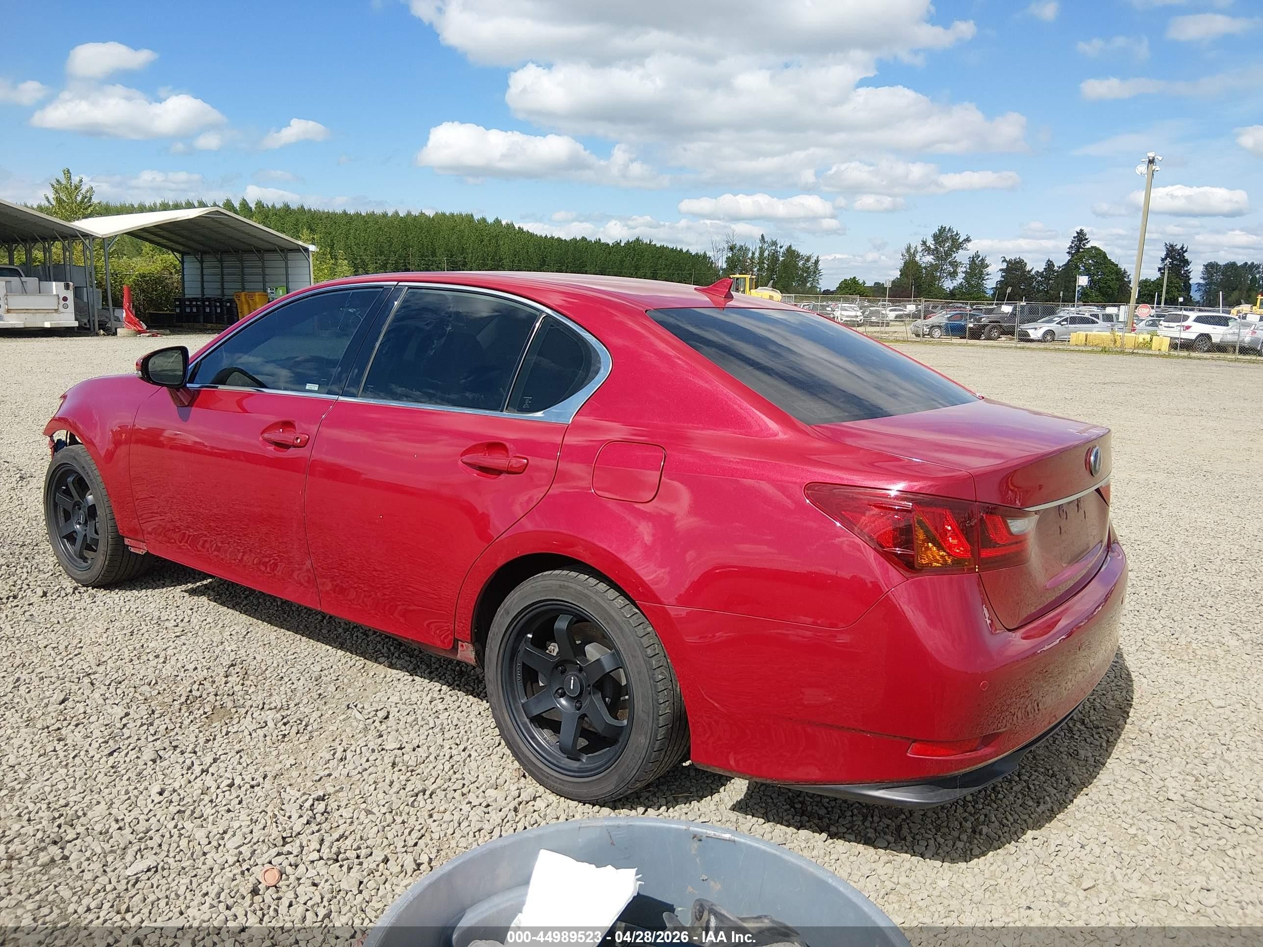 2013 Lexus Gs 450h   Red vin: JTHBS1BL1D5003089
