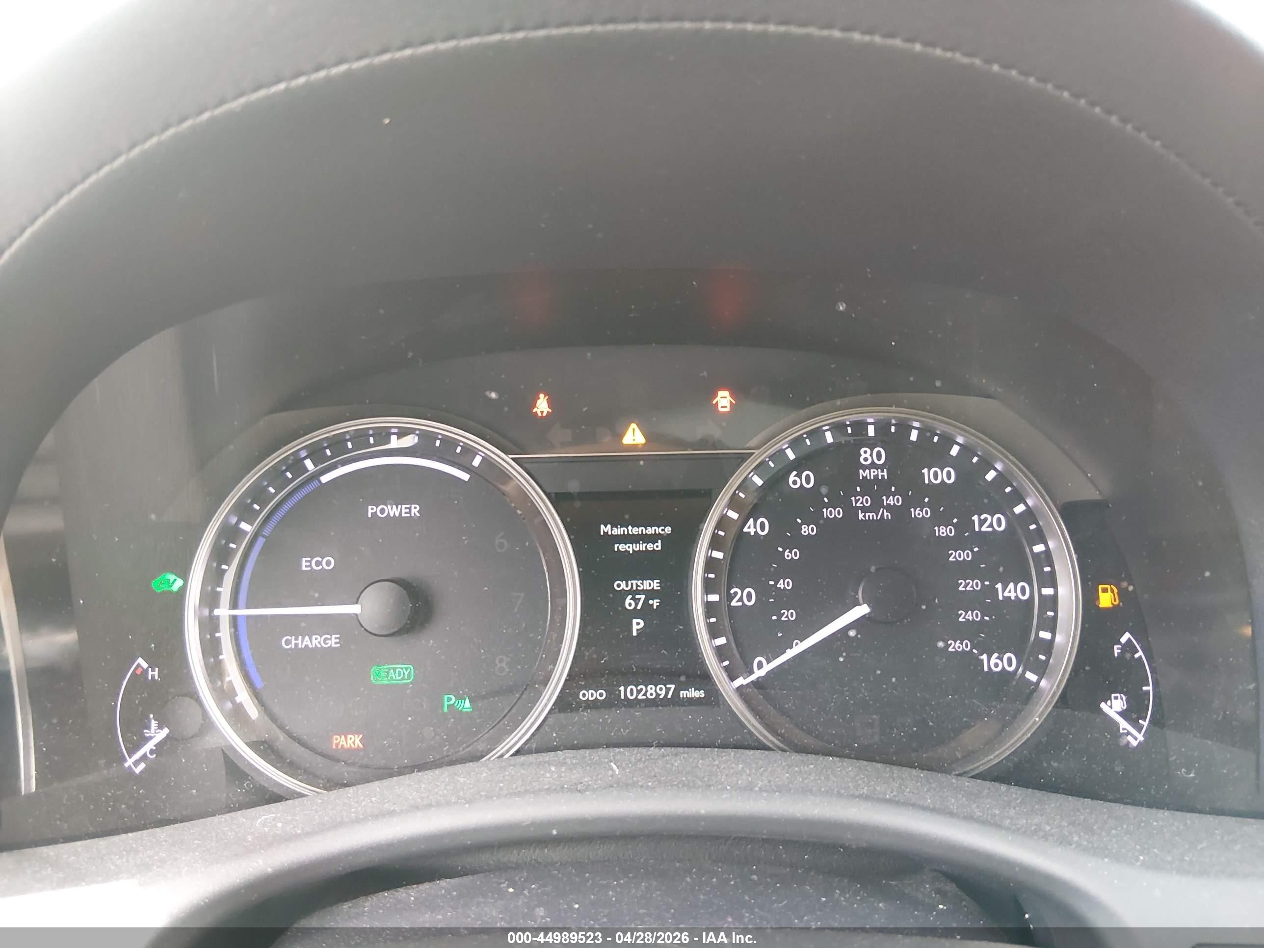 2013 Lexus Gs 450h   Red vin: JTHBS1BL1D5003089