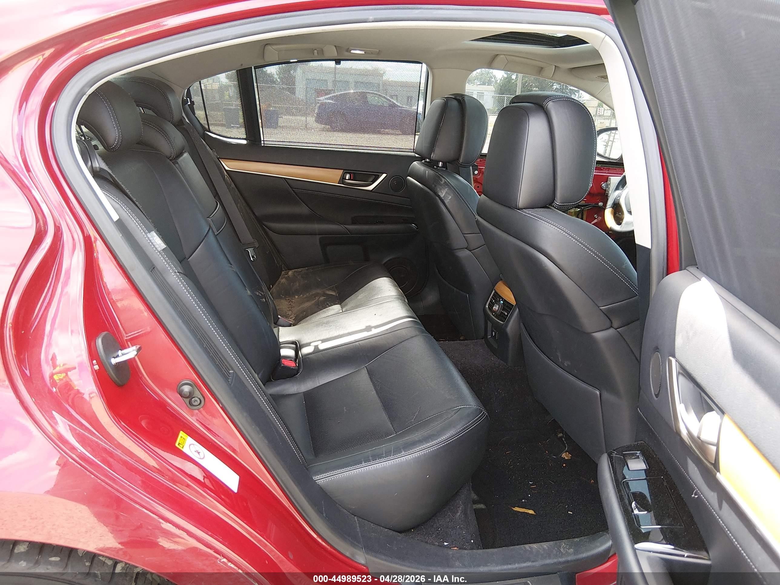 2013 Lexus Gs 450h   Red vin: JTHBS1BL1D5003089