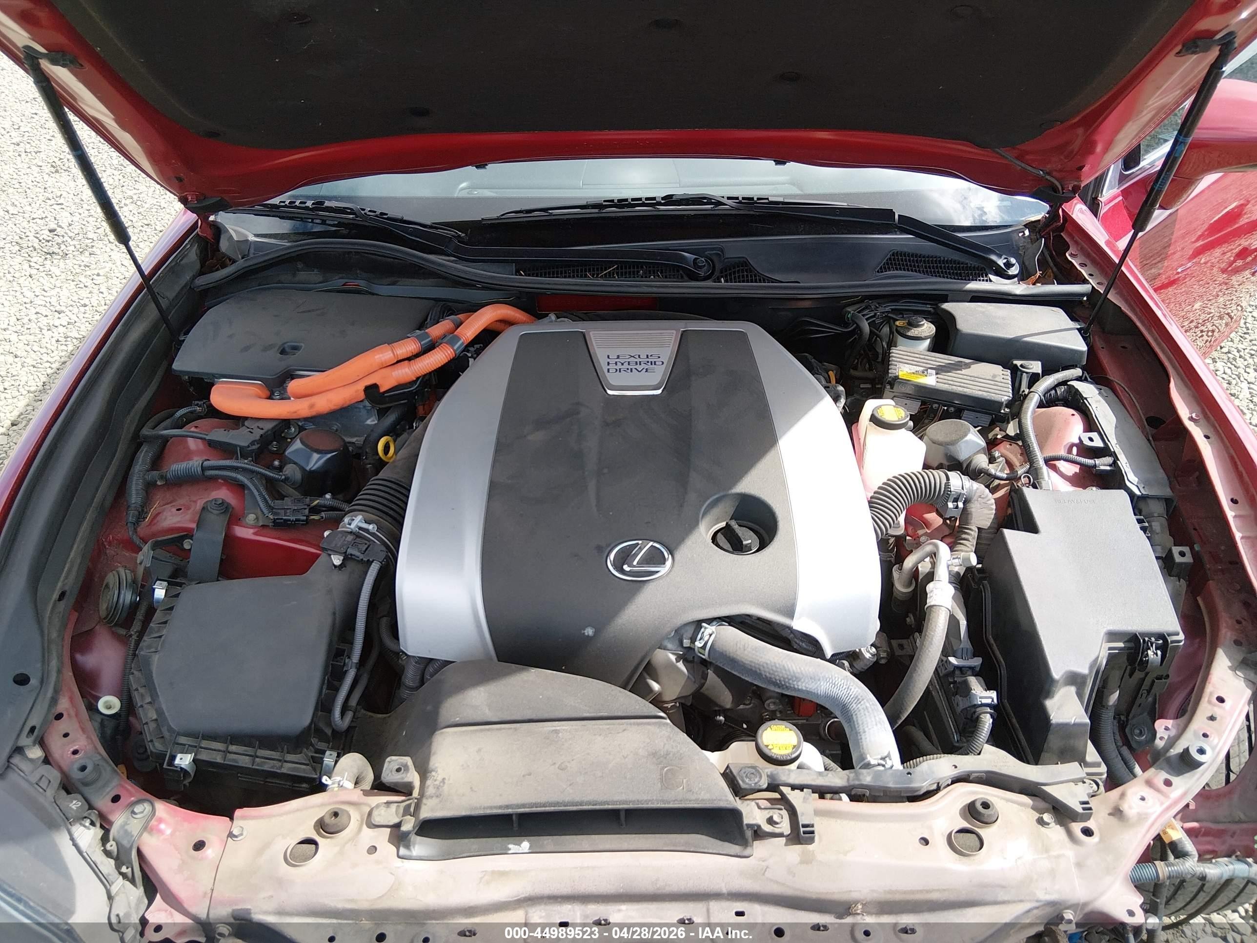 2013 Lexus Gs 450h   Red vin: JTHBS1BL1D5003089