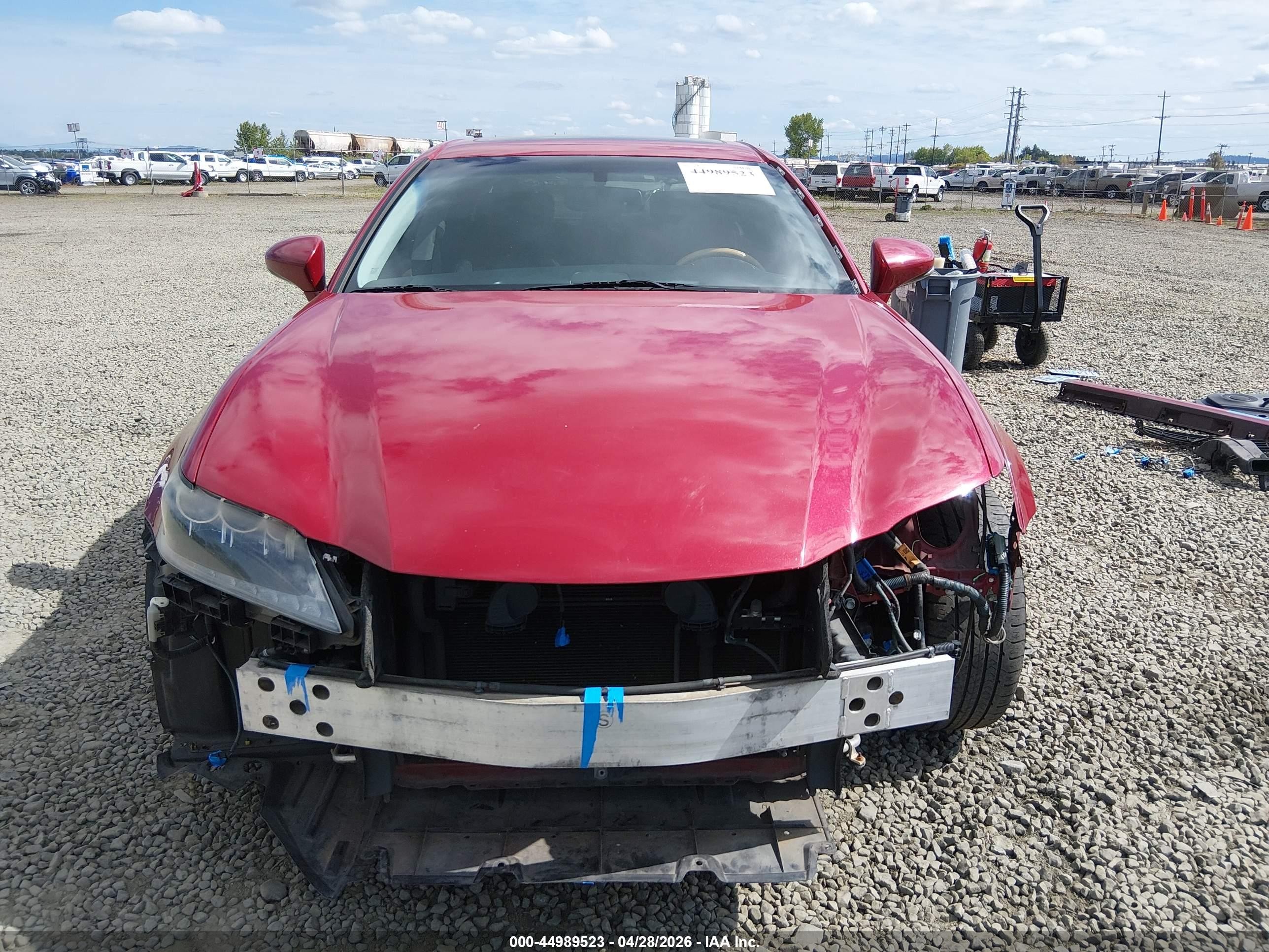 2013 Lexus Gs 450h   Red vin: JTHBS1BL1D5003089