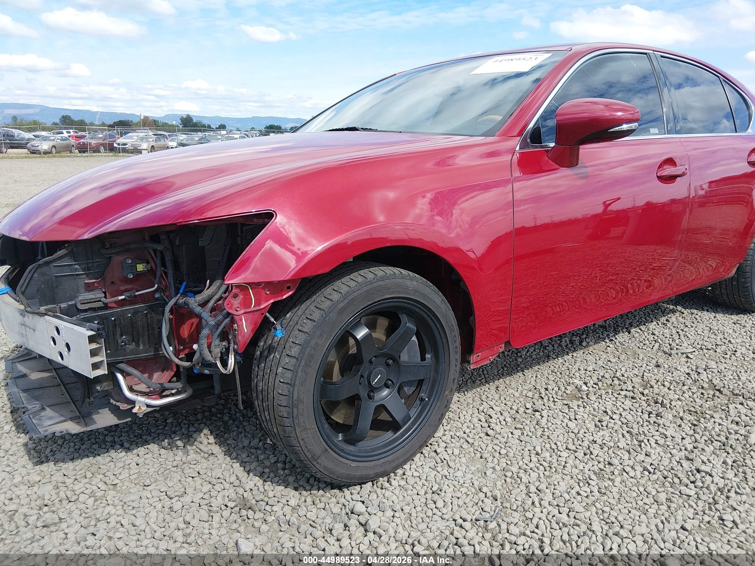 2013 Lexus Gs 450h   Red vin: JTHBS1BL1D5003089