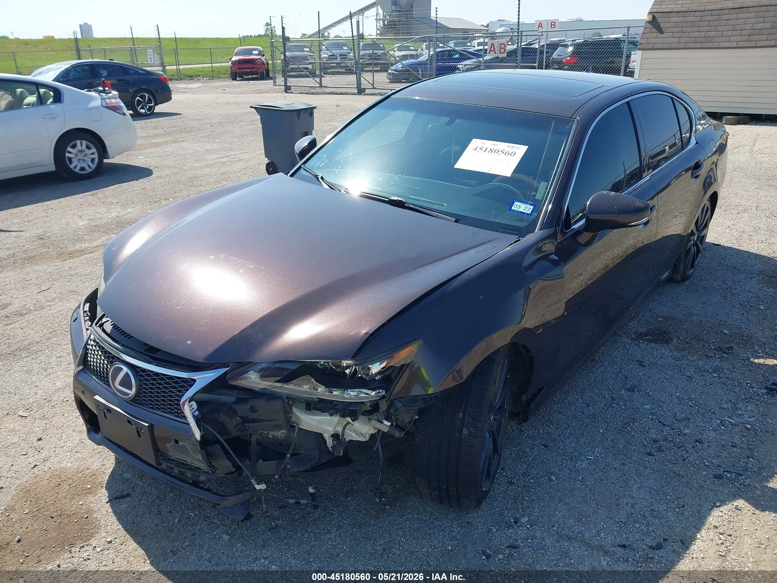 2013 Lexus Gs 450h   Brown vin: JTHBS1BL5D5001720