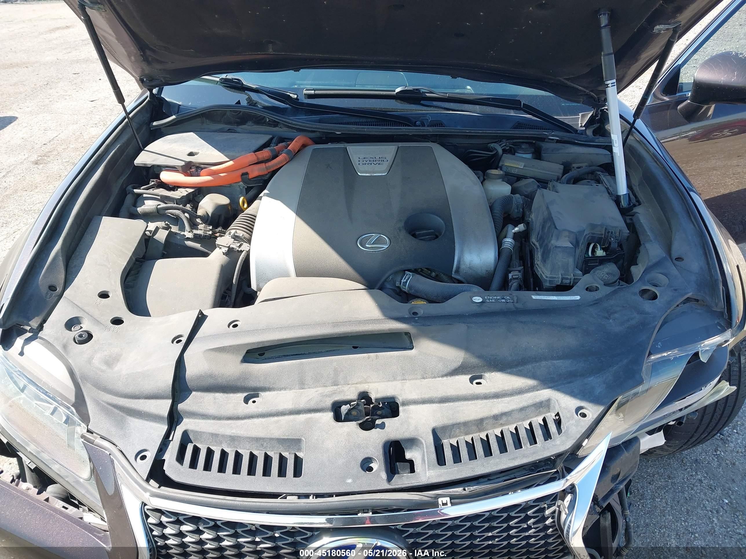 2013 Lexus Gs 450h   Brown vin: JTHBS1BL5D5001720