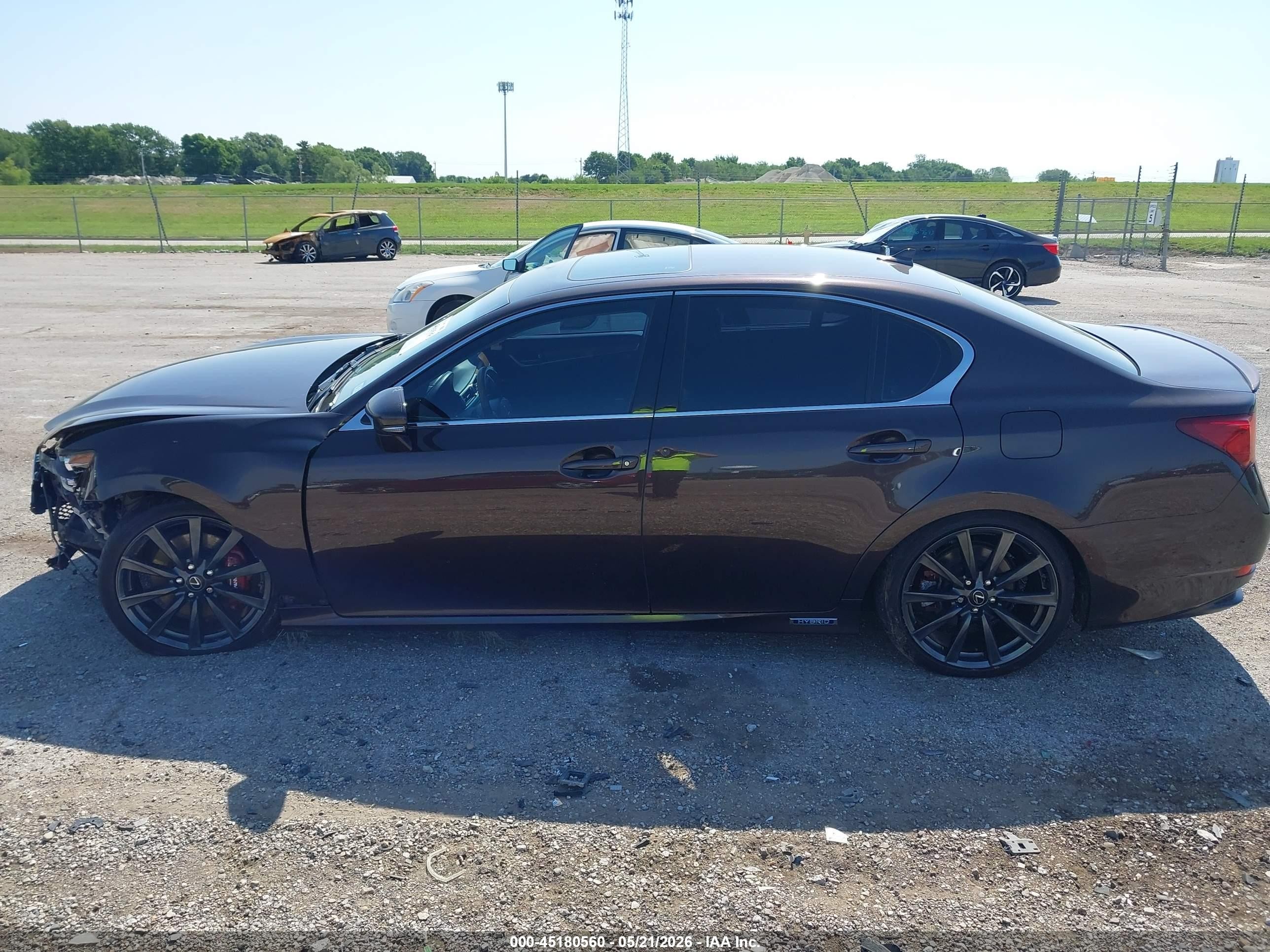 2013 Lexus Gs 450h   Brown vin: JTHBS1BL5D5001720