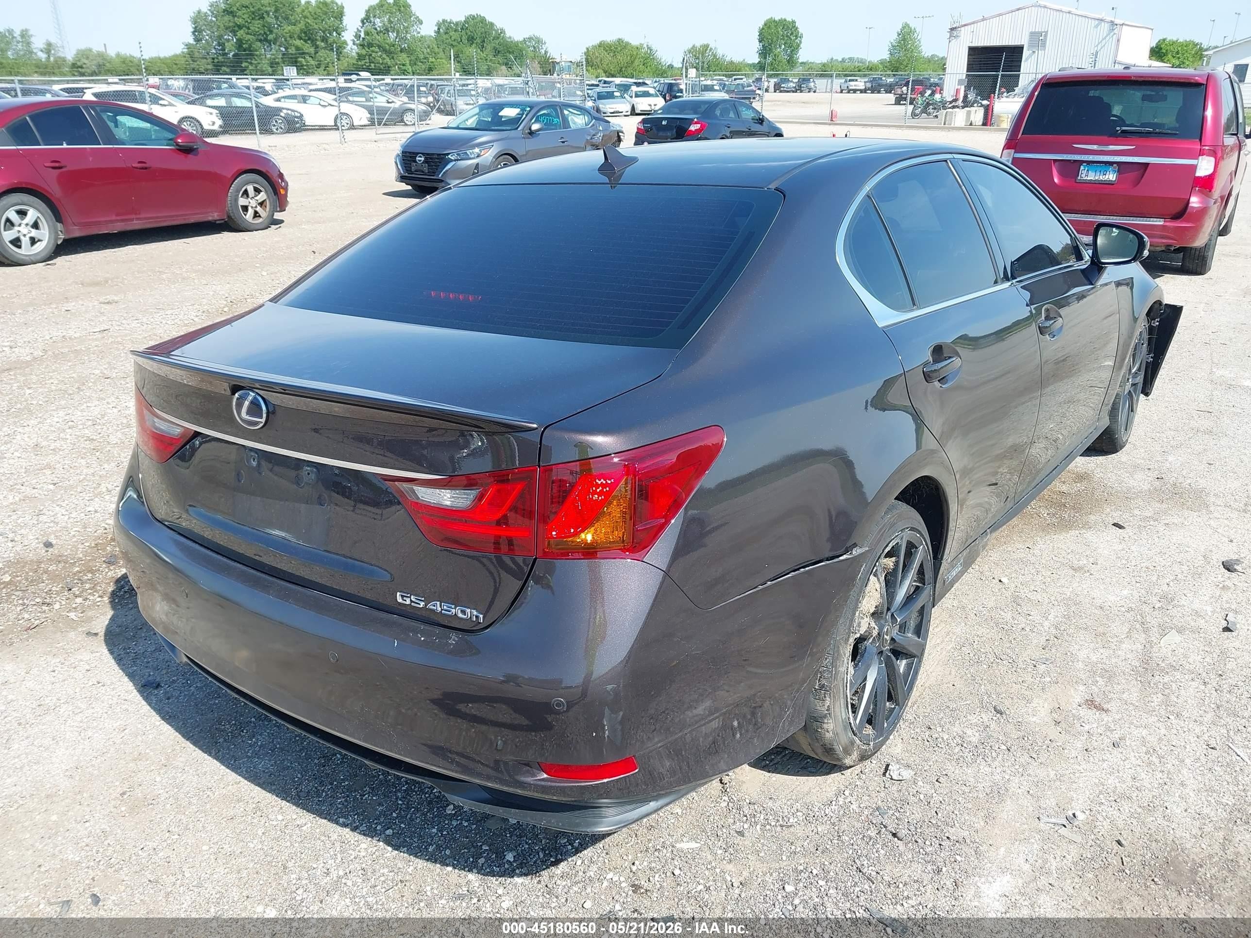 2013 Lexus Gs 450h   Brown vin: JTHBS1BL5D5001720