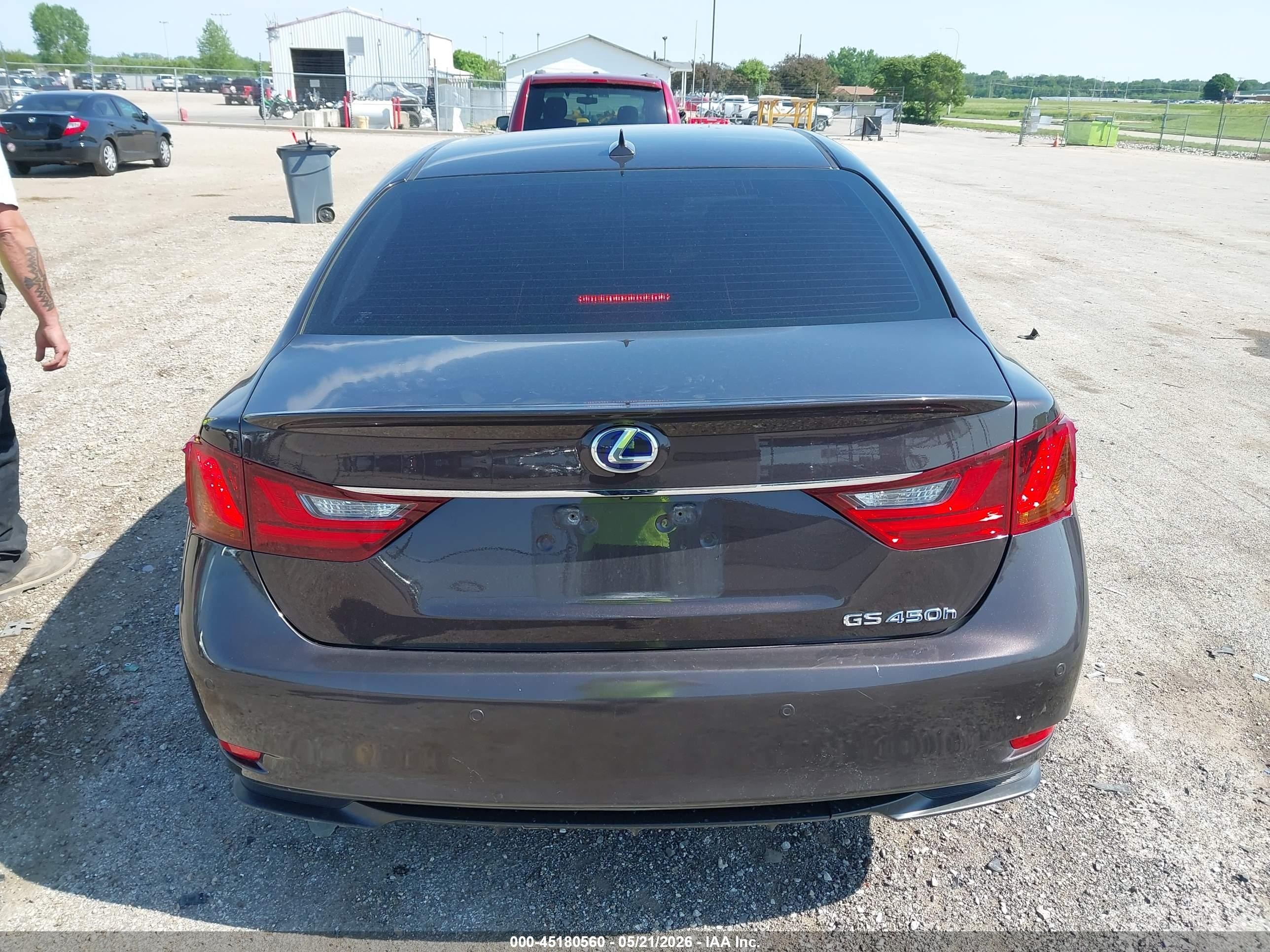 2013 Lexus Gs 450h   Brown vin: JTHBS1BL5D5001720