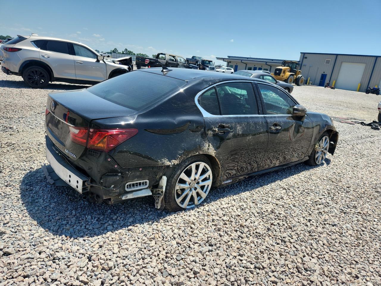 2013 Lexus Gs 450h Black vin: JTHBS1BL6D5002701