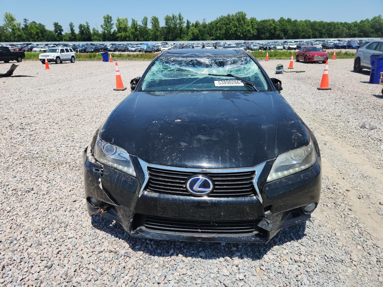 2013 Lexus Gs 450h Black vin: JTHBS1BL6D5002701