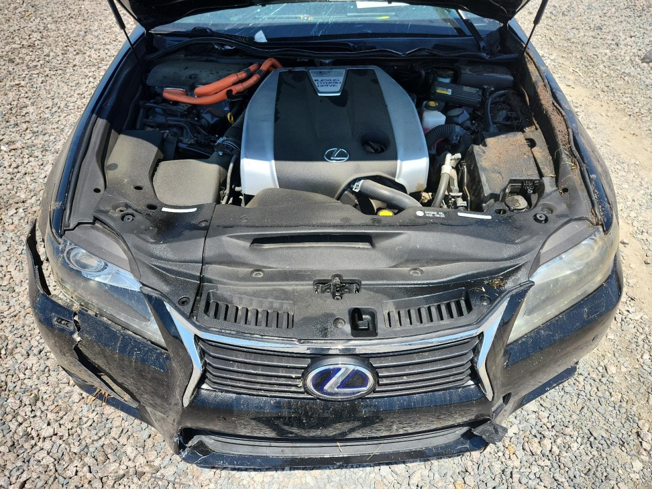 2013 Lexus Gs 450h Black vin: JTHBS1BL6D5002701