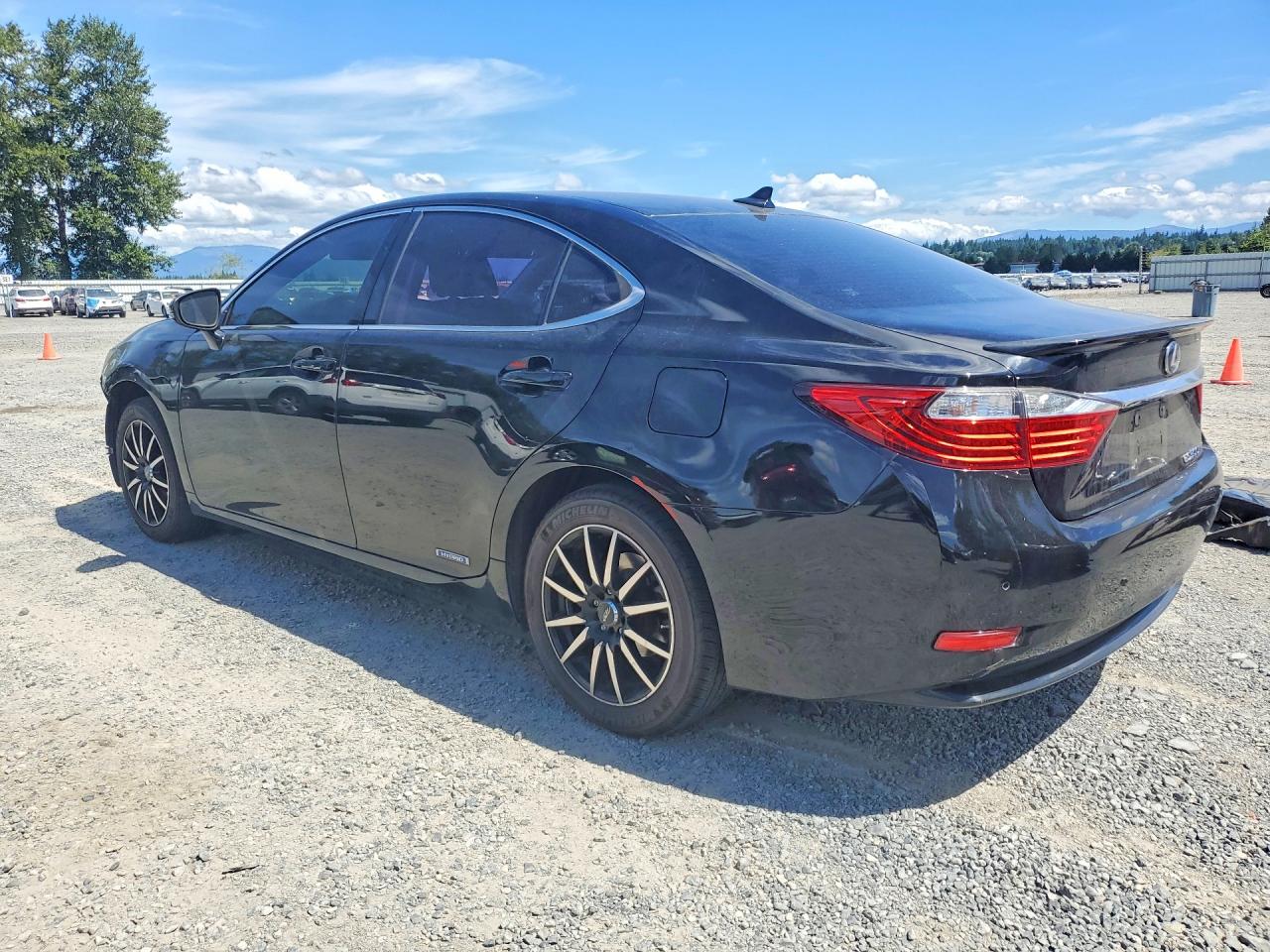 2013 Lexus Es 300h Black vin: JTHBW1GG0D2002596