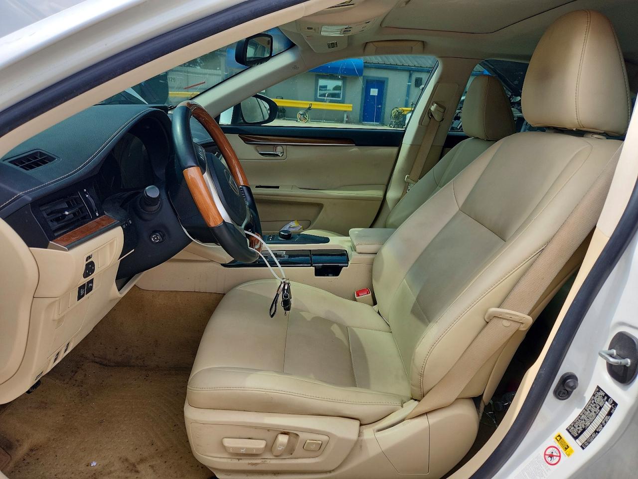 2013 Lexus Es 300h White vin: JTHBW1GG0D2011606