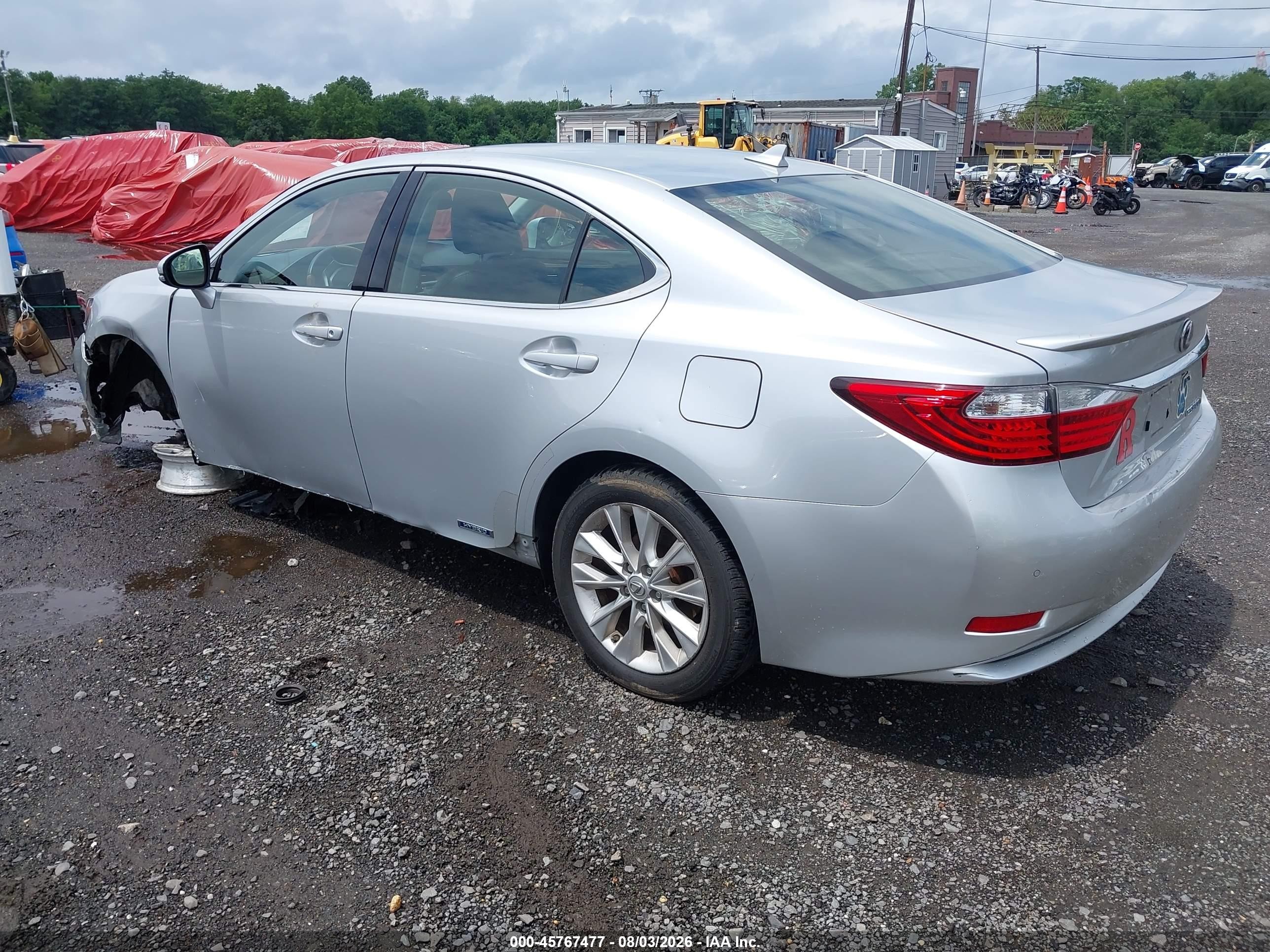 2013 Lexus Es 300h   Серебряный vin: JTHBW1GG0D2012500