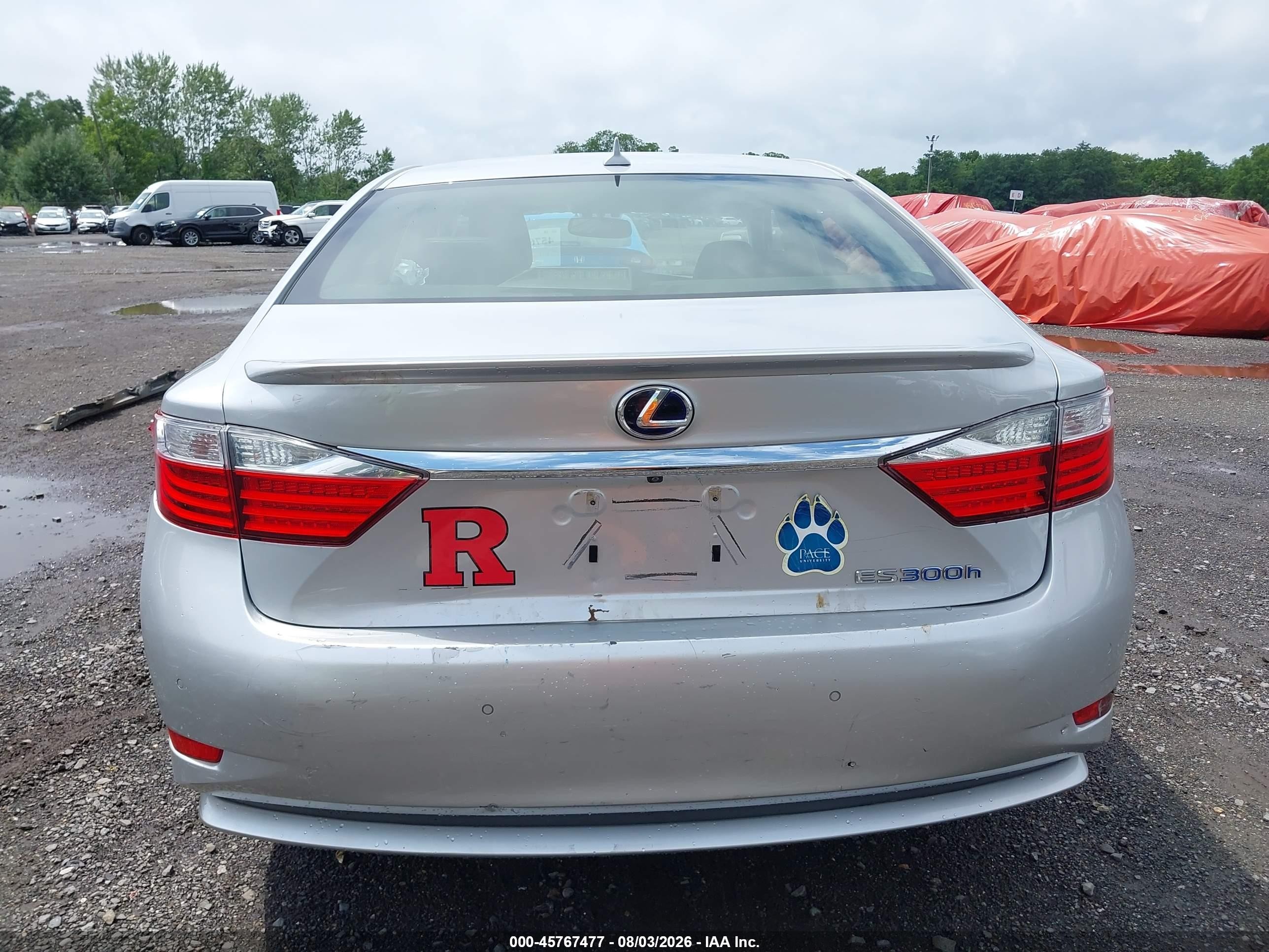 2013 Lexus Es 300h   Серебряный vin: JTHBW1GG0D2012500