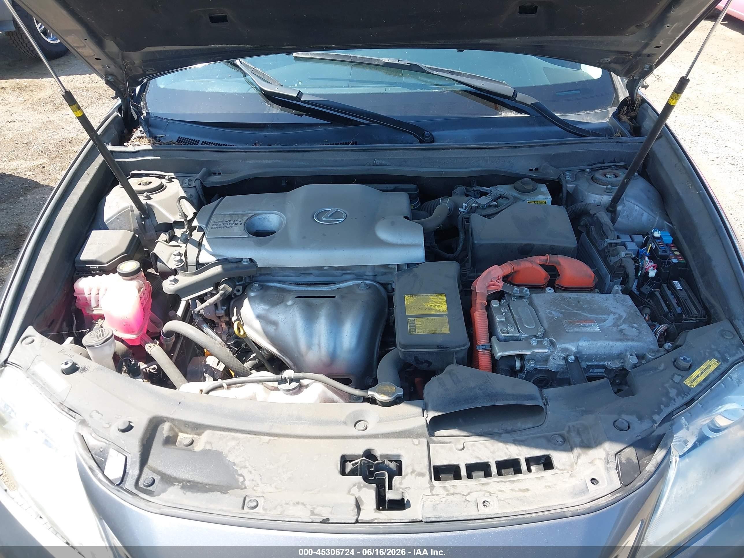 2013 Lexus Es 300h   Gray vin: JTHBW1GG0D2015624