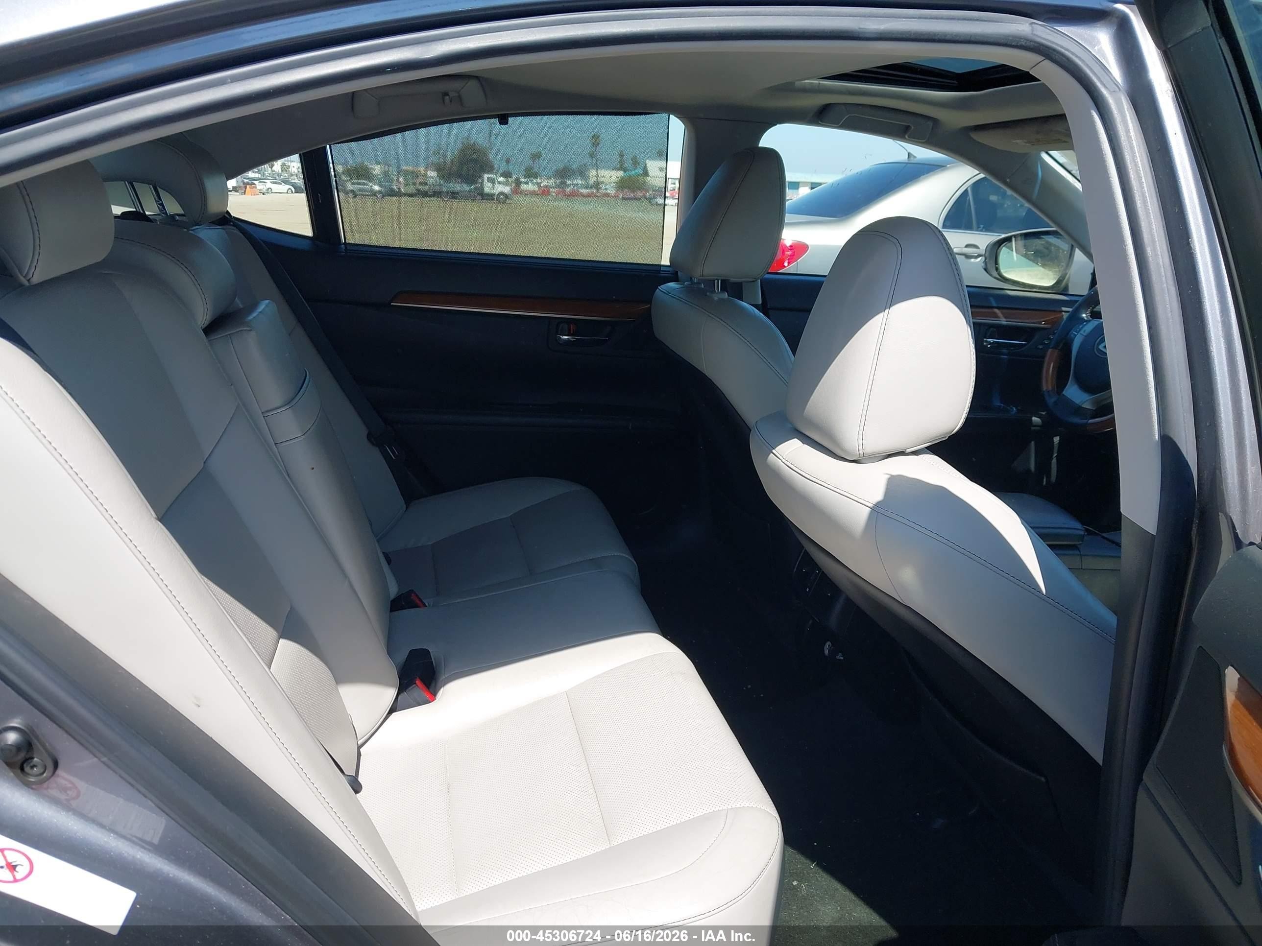 2013 Lexus Es 300h   Gray vin: JTHBW1GG0D2015624