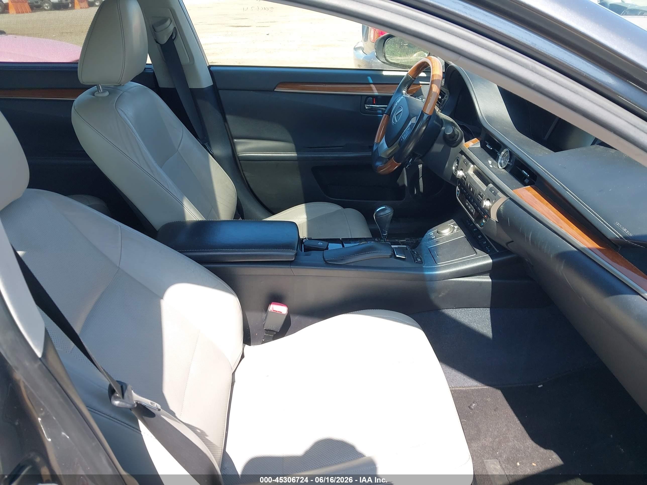 2013 Lexus Es 300h   Gray vin: JTHBW1GG0D2015624