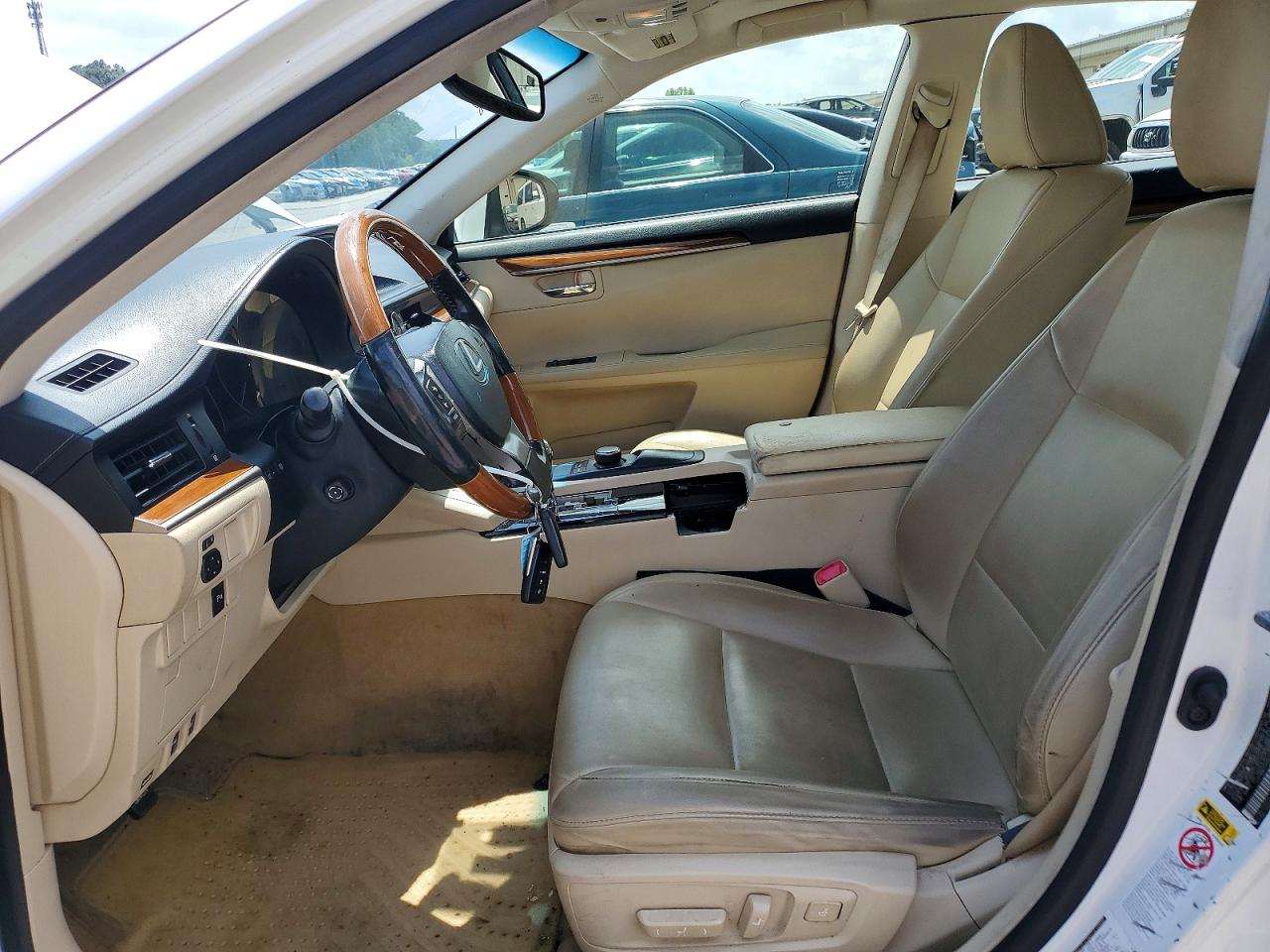 2013 Lexus Es 300h White vin: JTHBW1GG0D2019852