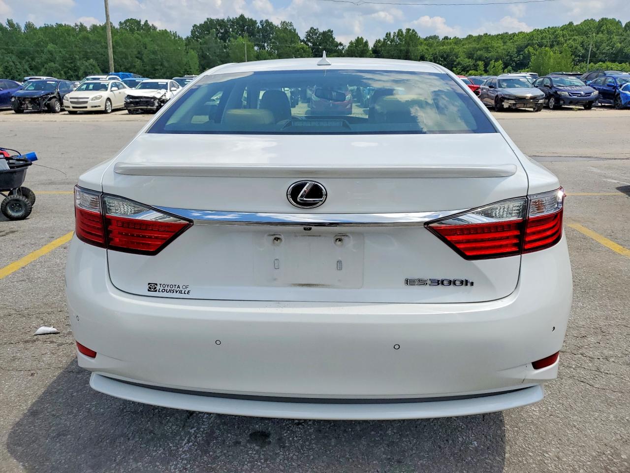 2013 Lexus Es 300h White vin: JTHBW1GG0D2019852