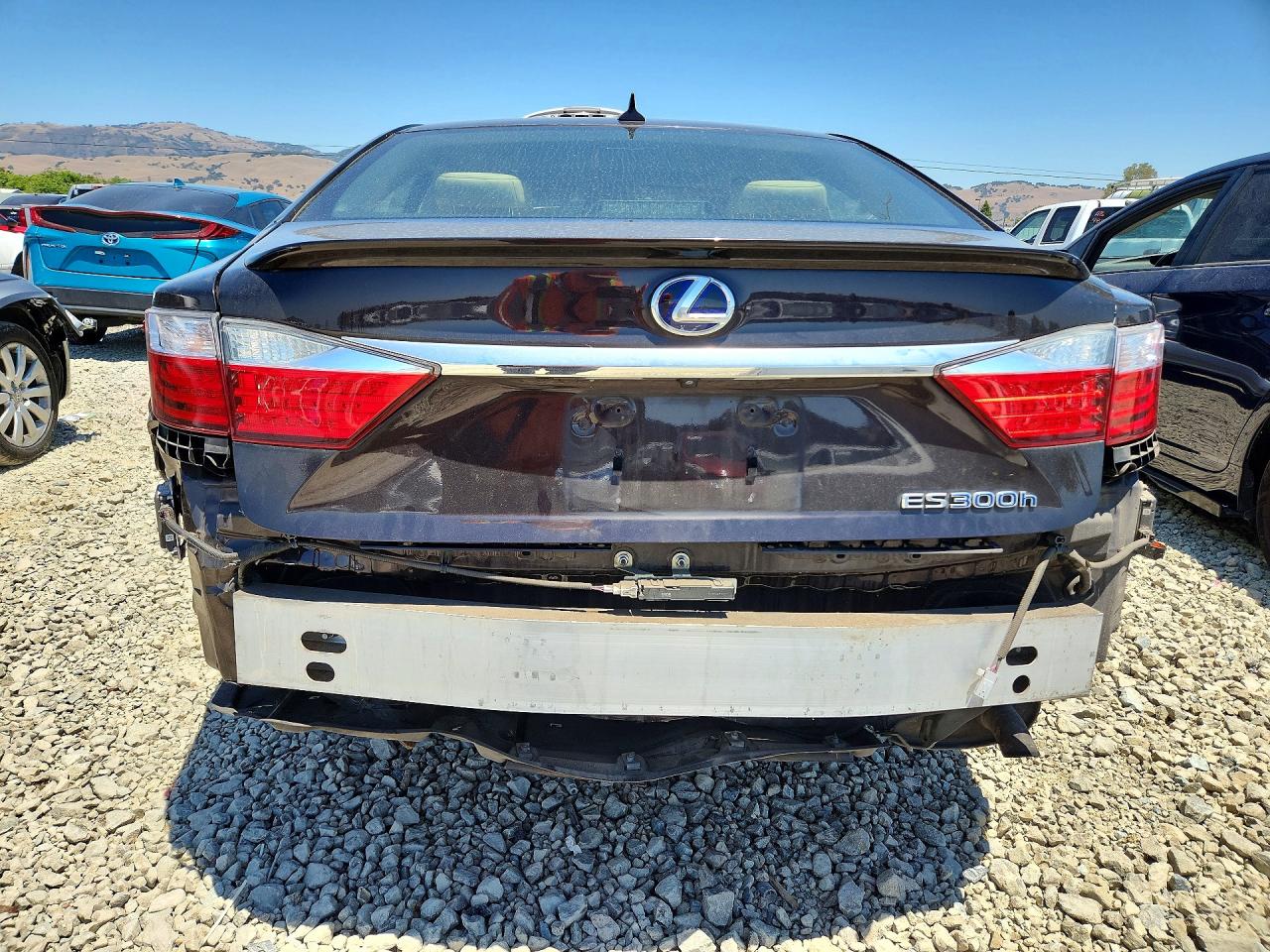 2013 Lexus Es 300h Maroon vin: JTHBW1GG0D2021228
