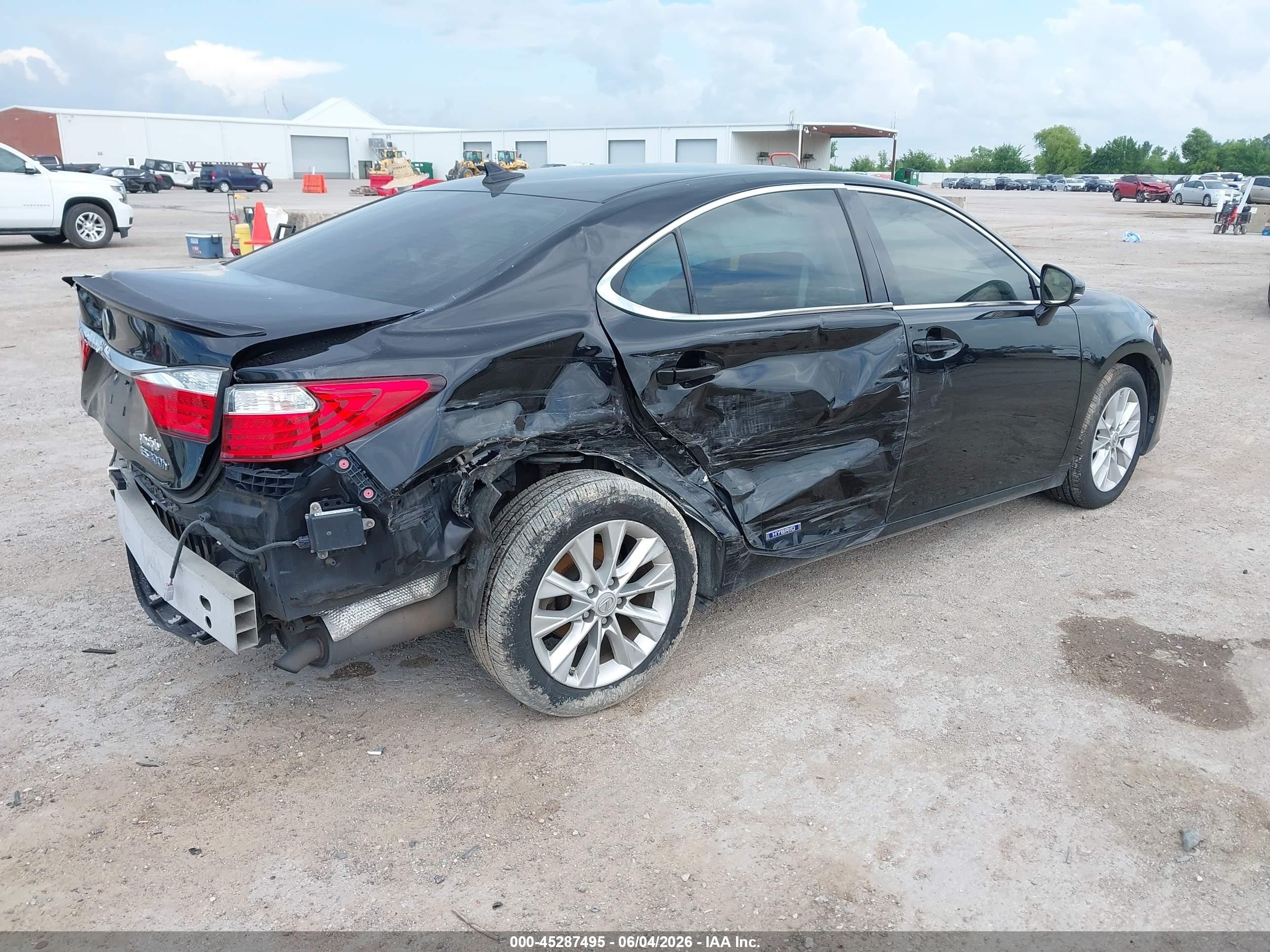 2013 Lexus Es 300h   Black vin: JTHBW1GG0D2028096