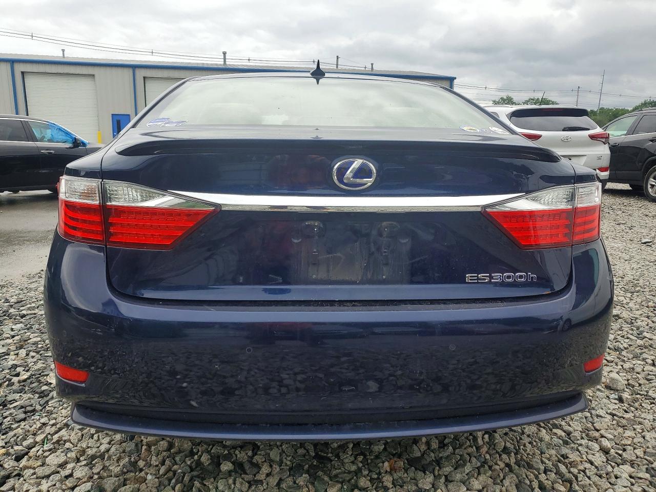 2013 Lexus Es 300h Blue vin: JTHBW1GG0D2033363