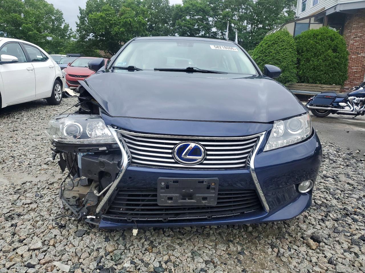 2013 Lexus Es 300h Blue vin: JTHBW1GG0D2033363