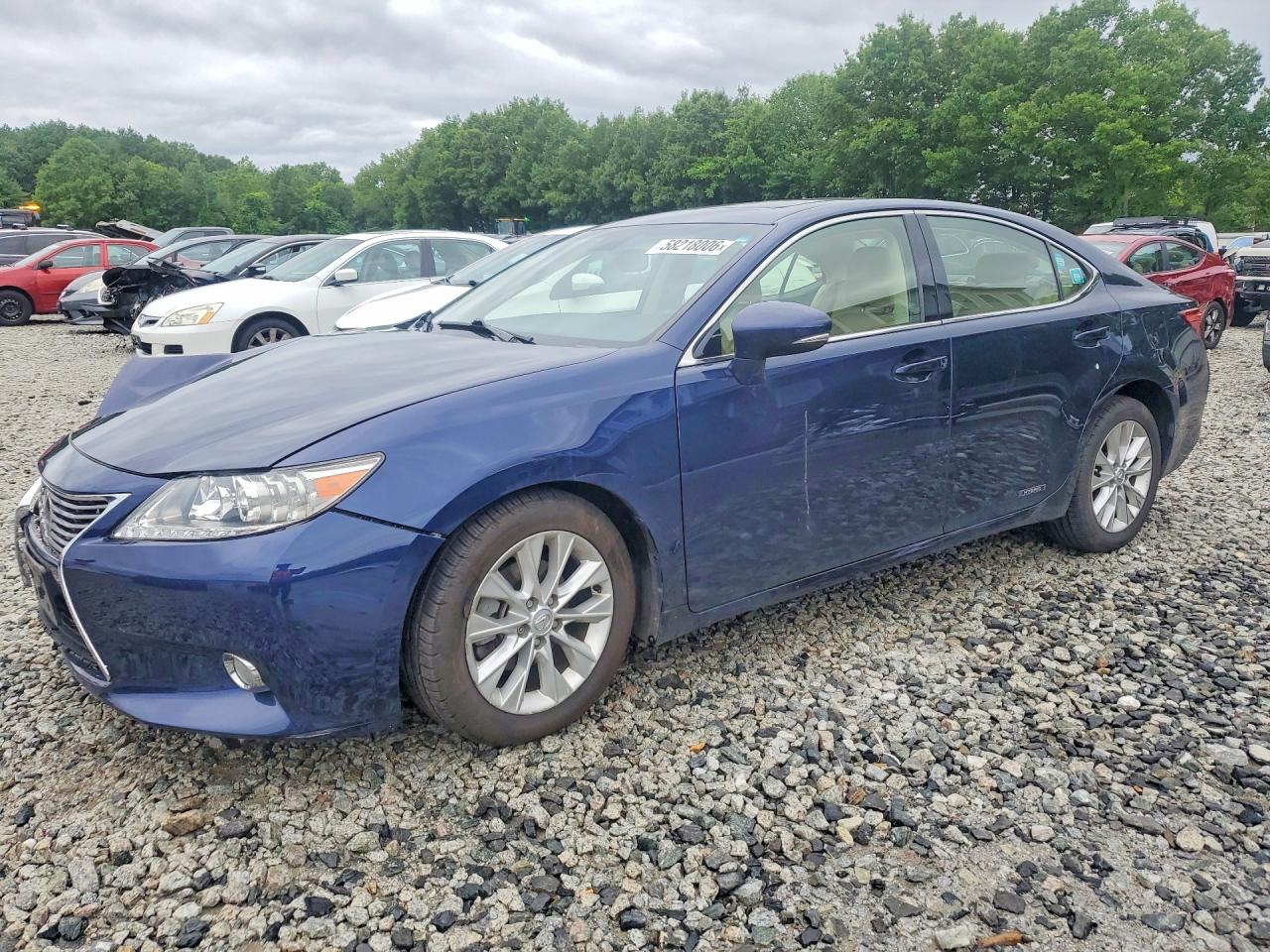 2013 Lexus Es 300h Blue vin: JTHBW1GG0D2033363