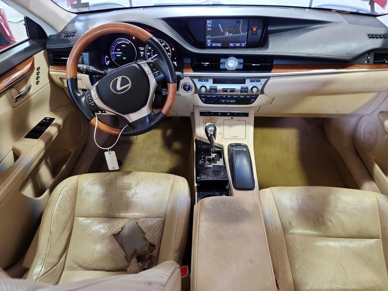 2013 Lexus Es 300h Red vin: JTHBW1GG0D2035078
