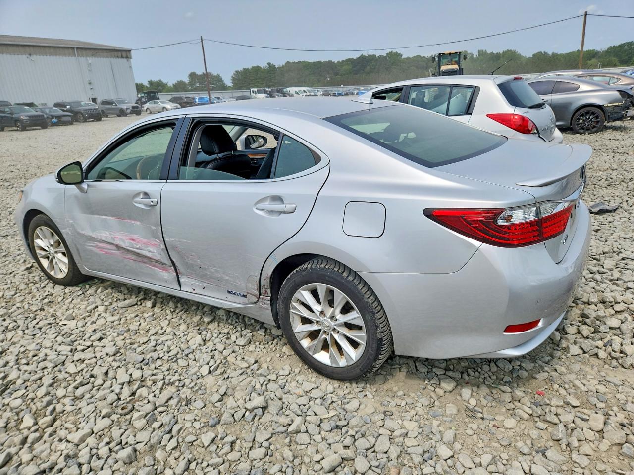 2013 Lexus Es 300h Silver vin: JTHBW1GG0D2038157