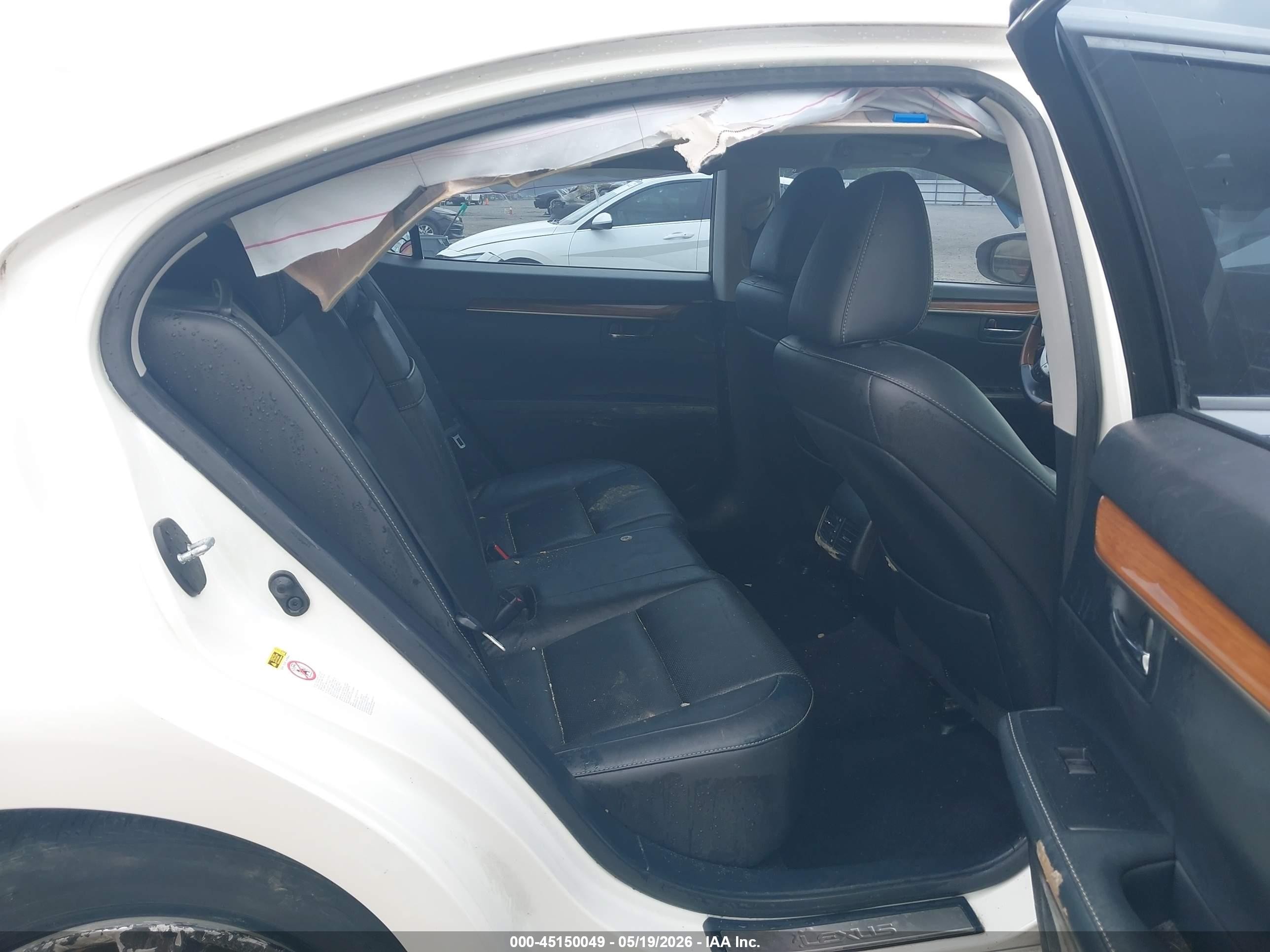2014 Lexus Es 300h White vin: JTHBW1GG0E2059852