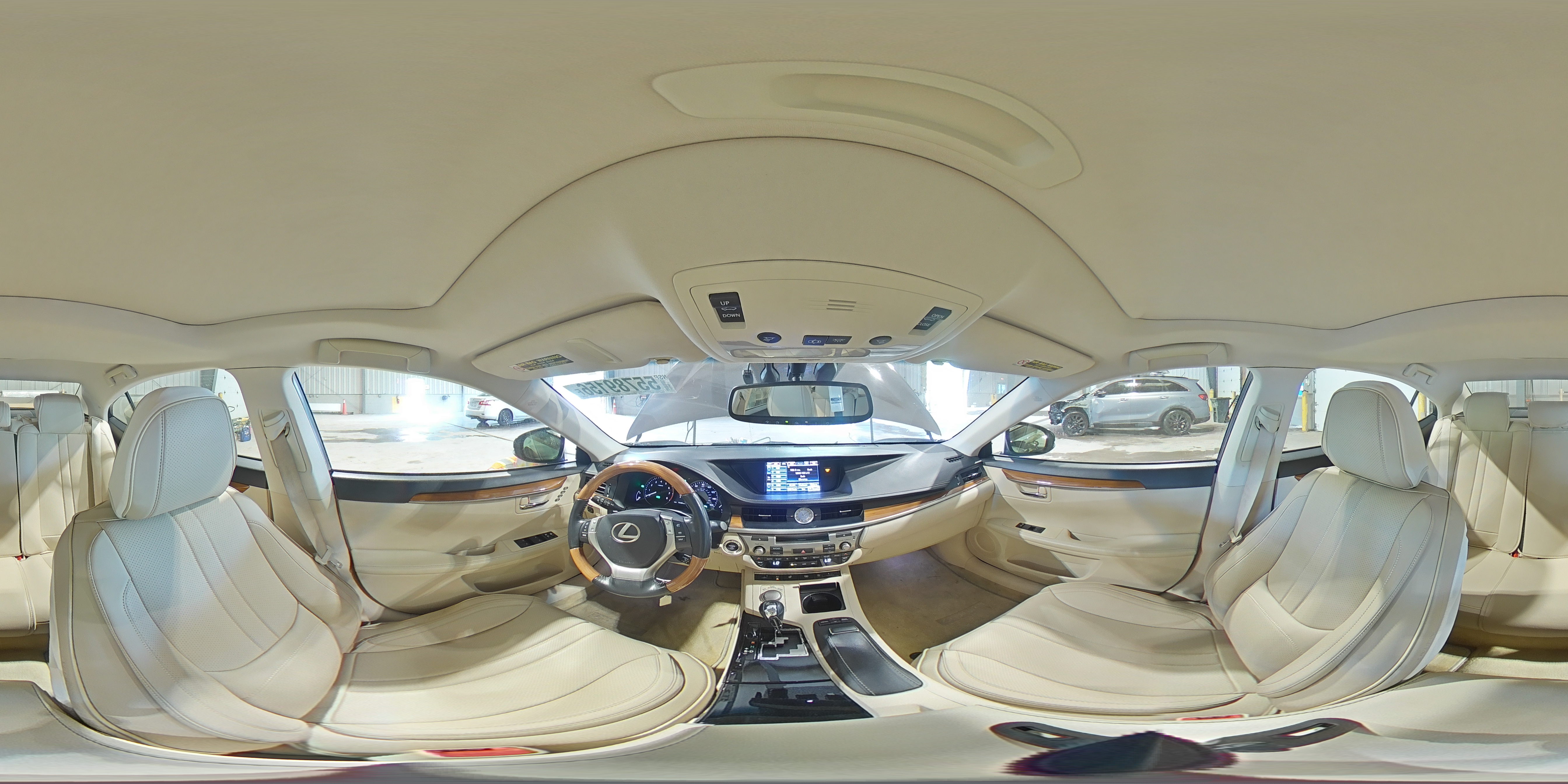 2014 Lexus Es 300h Brown vin: JTHBW1GG0E2073315