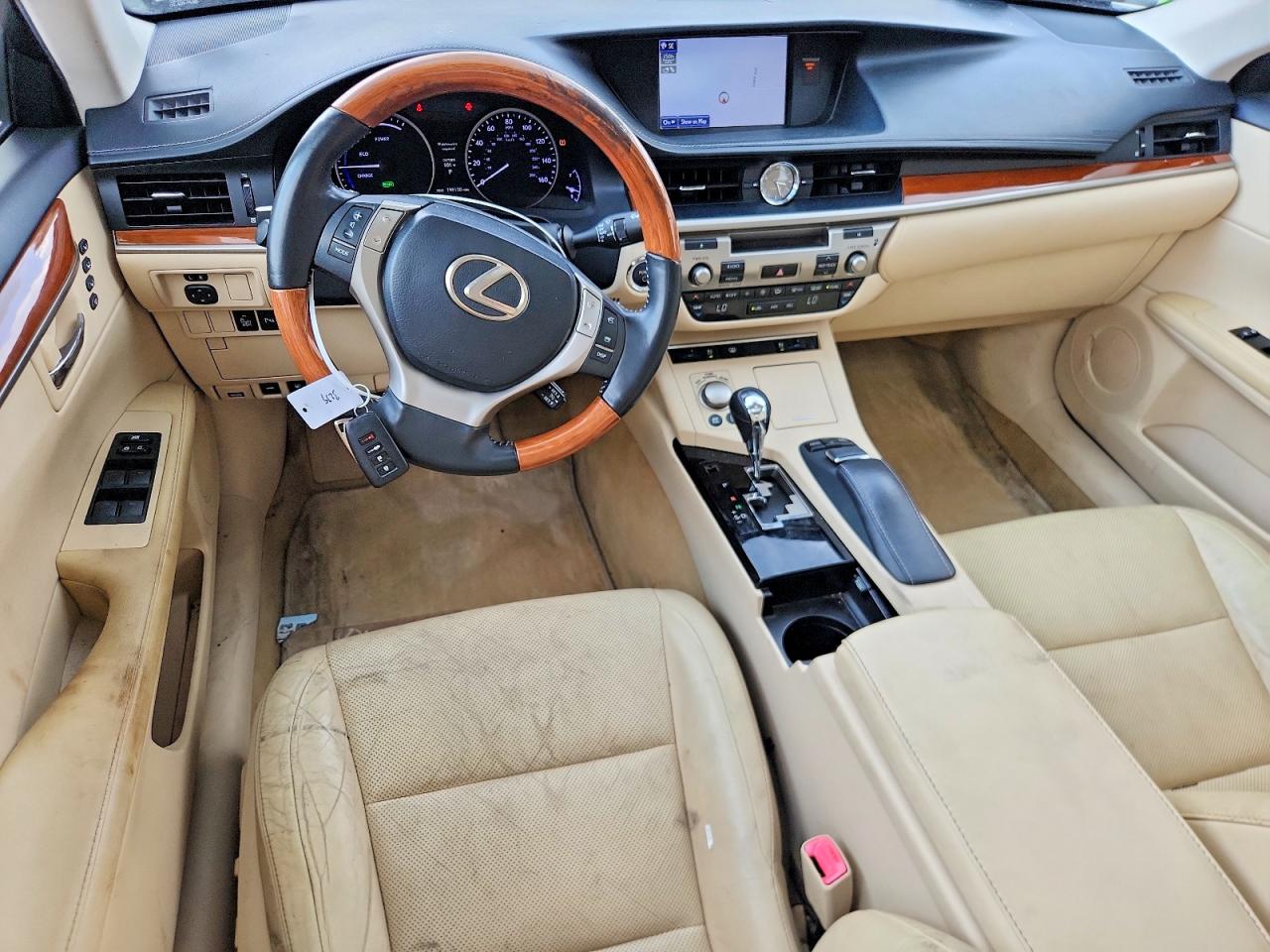 2013 Lexus Es 300h Black vin: JTHBW1GG1D2007029