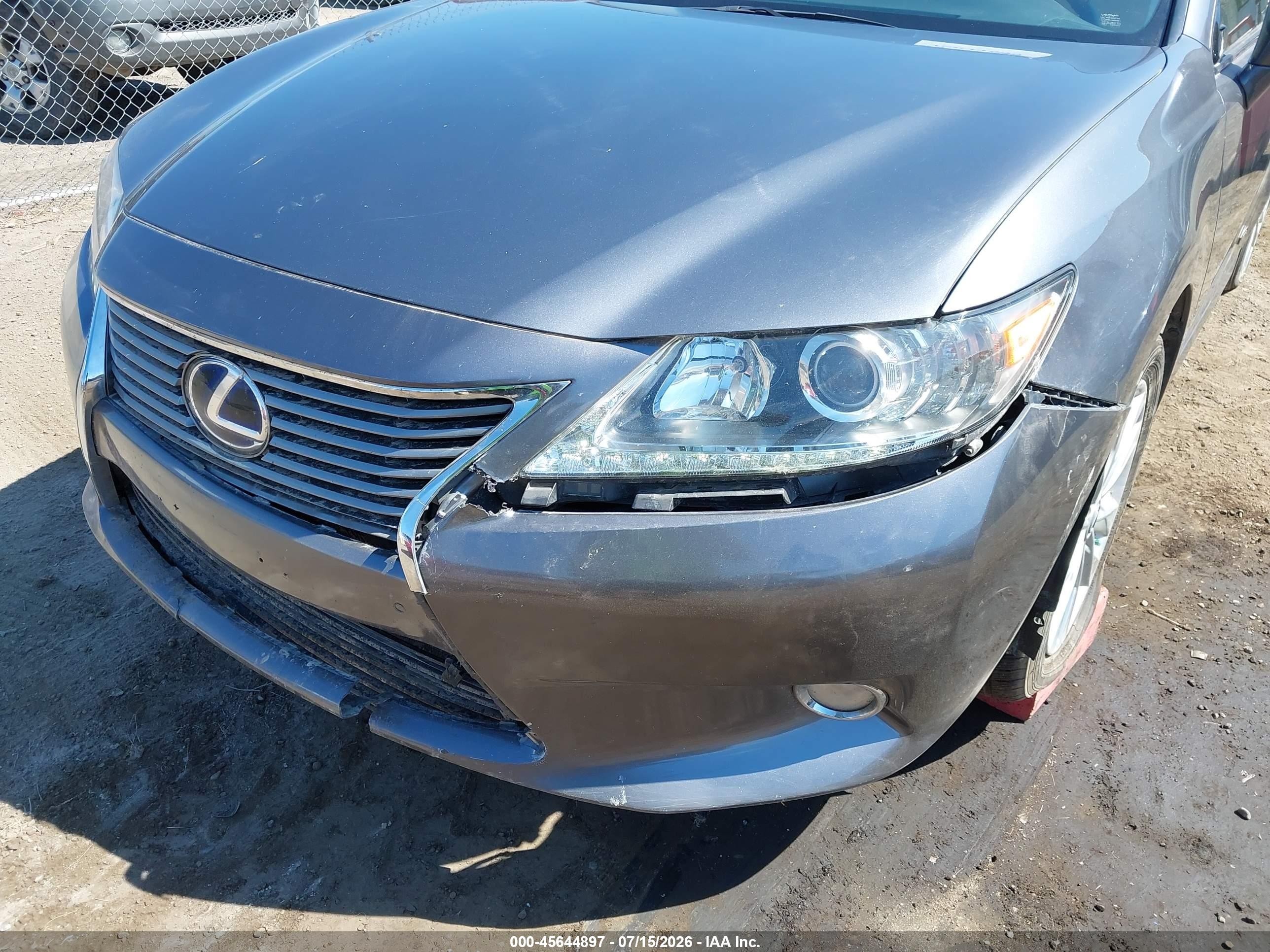 2013 Lexus Es 300h   Gray vin: JTHBW1GG1D2028351