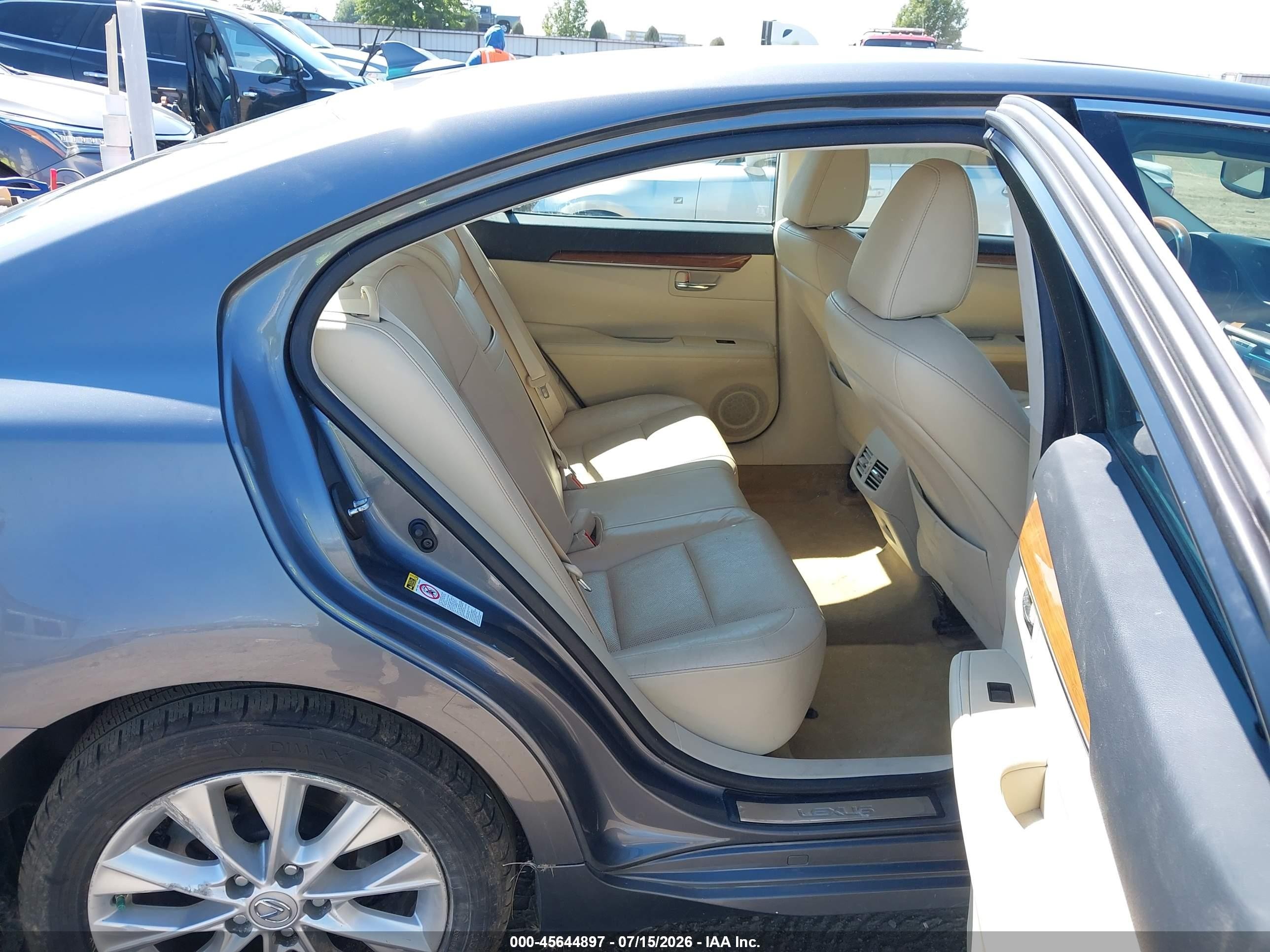 2013 Lexus Es 300h   Gray vin: JTHBW1GG1D2028351