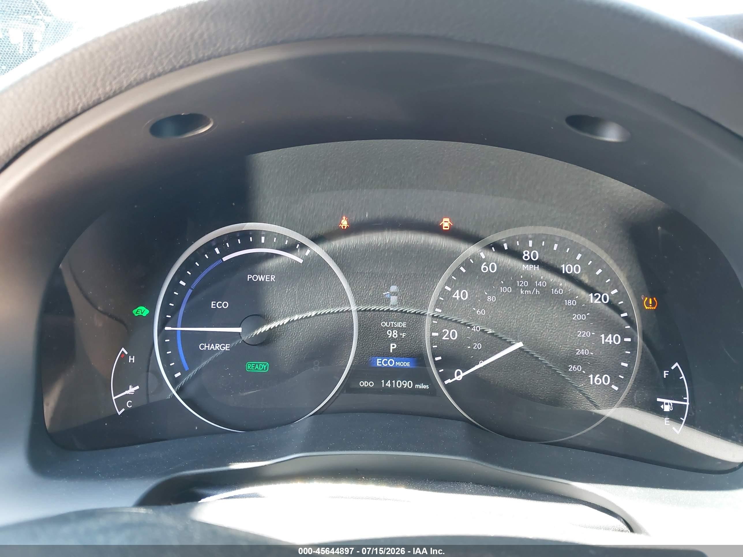 2013 Lexus Es 300h   Gray vin: JTHBW1GG1D2028351
