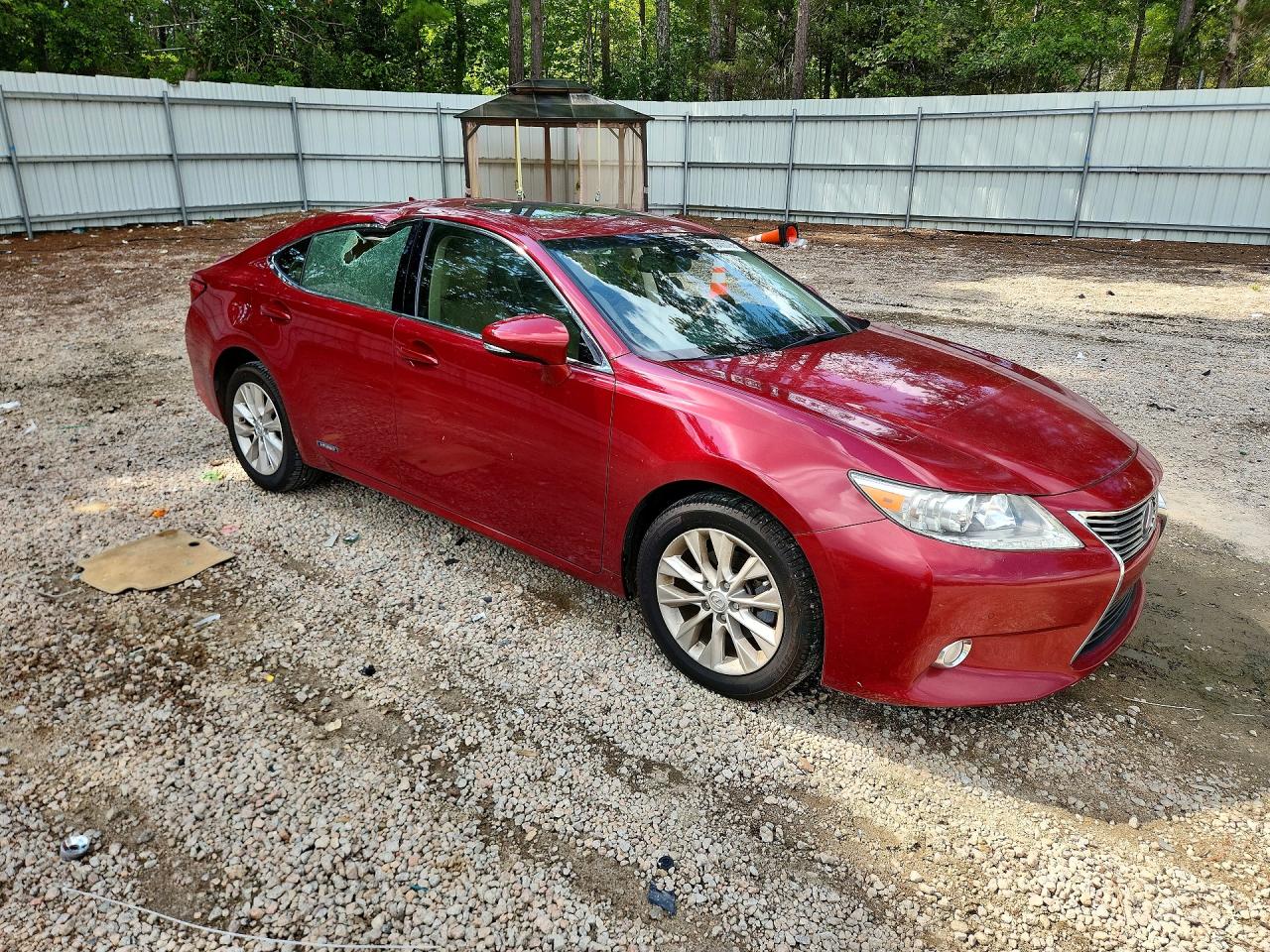 2013 Lexus Es 300h Burgundy vin: JTHBW1GG1D2032304