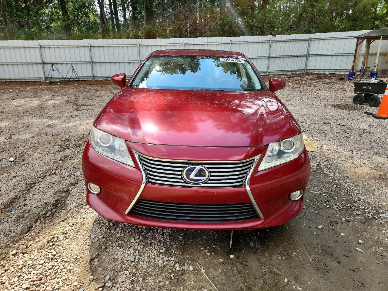 2013 Lexus Es 300h Burgundy vin: JTHBW1GG1D2032304