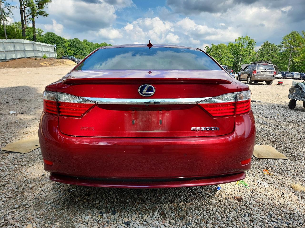 2013 Lexus Es 300h Burgundy vin: JTHBW1GG1D2032304
