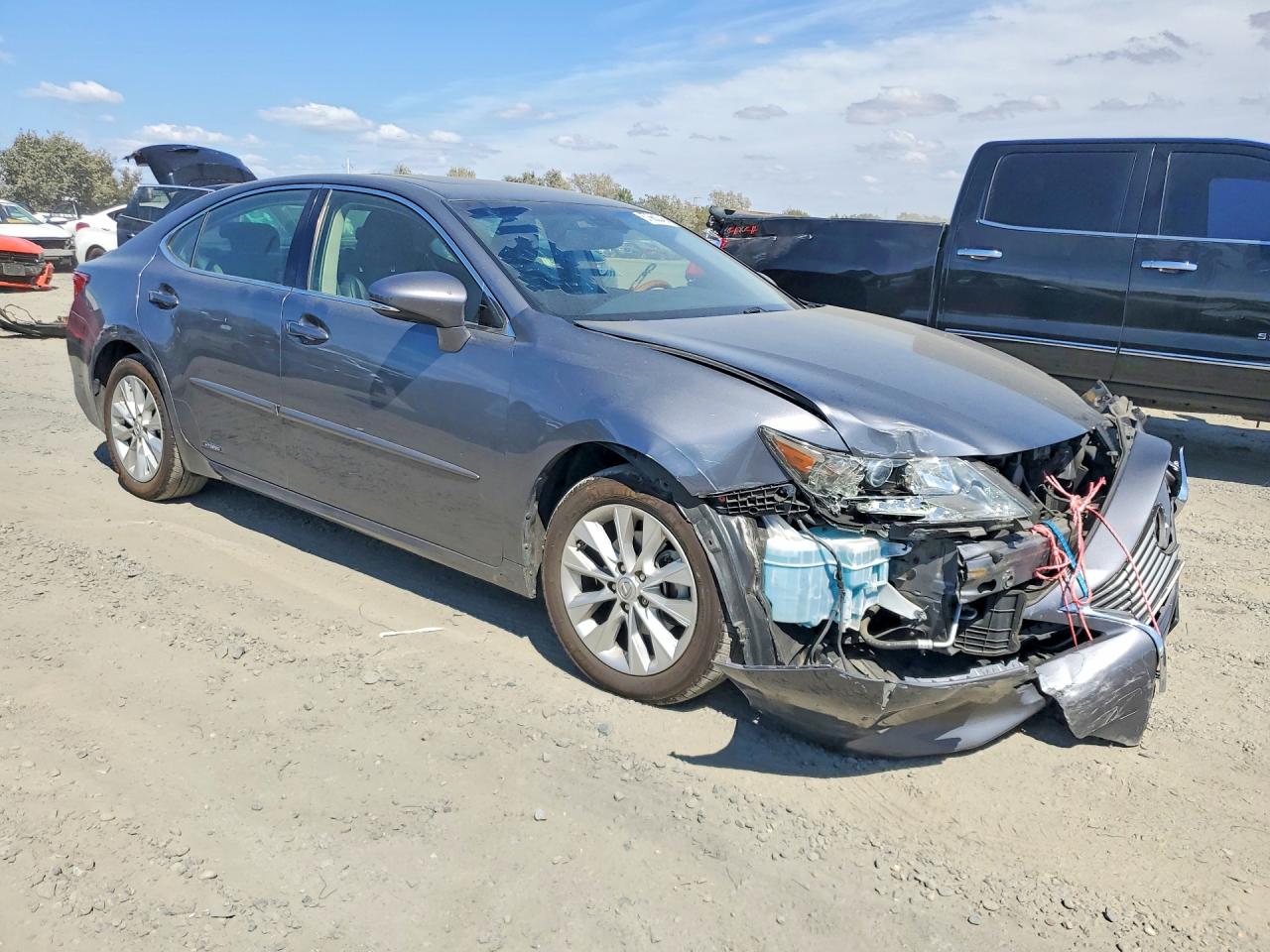 2013 Lexus Es 300h Gray vin: JTHBW1GG1D2035154